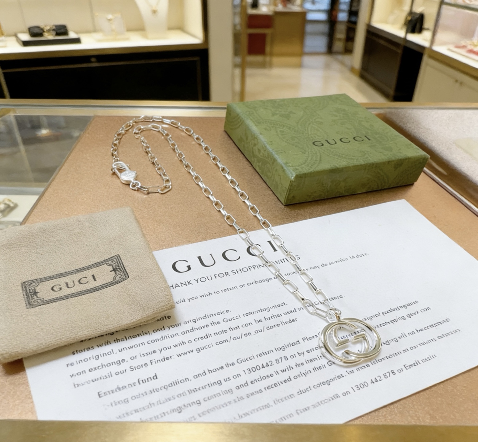 Gucci 新品发布 𝐆𝐮𝐜𝐜𝐢古驰项链最新款链条档次更高 Anger Forest系列双G 款设计理念项链系列新品古驰项链