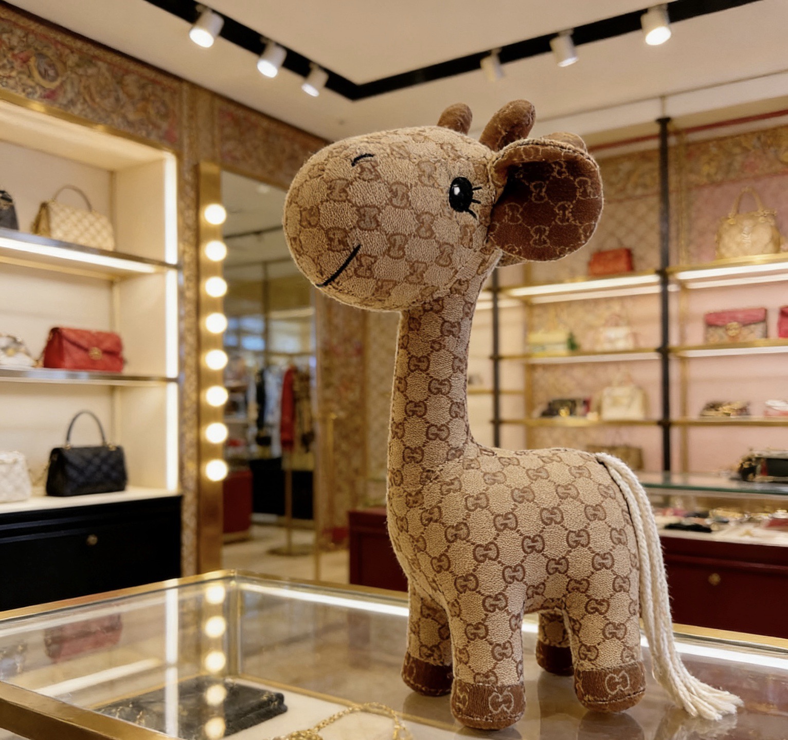 Gucci 来袭 古驰官网首发新品毛驴玩偶独家高品质发售 出口法国订单新品发布 古驰的的一款毛驴公仔