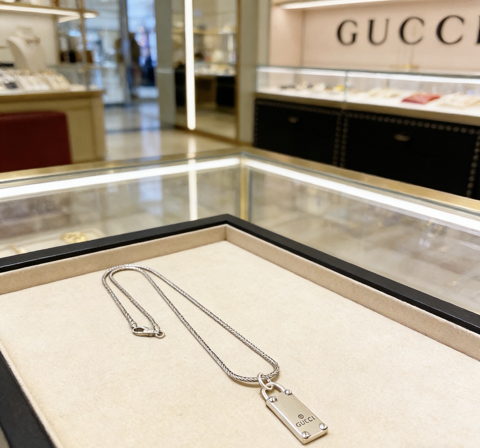 Gucci 新品发布 巨帅 Forest系列双G古驰项链 不氧化不退色