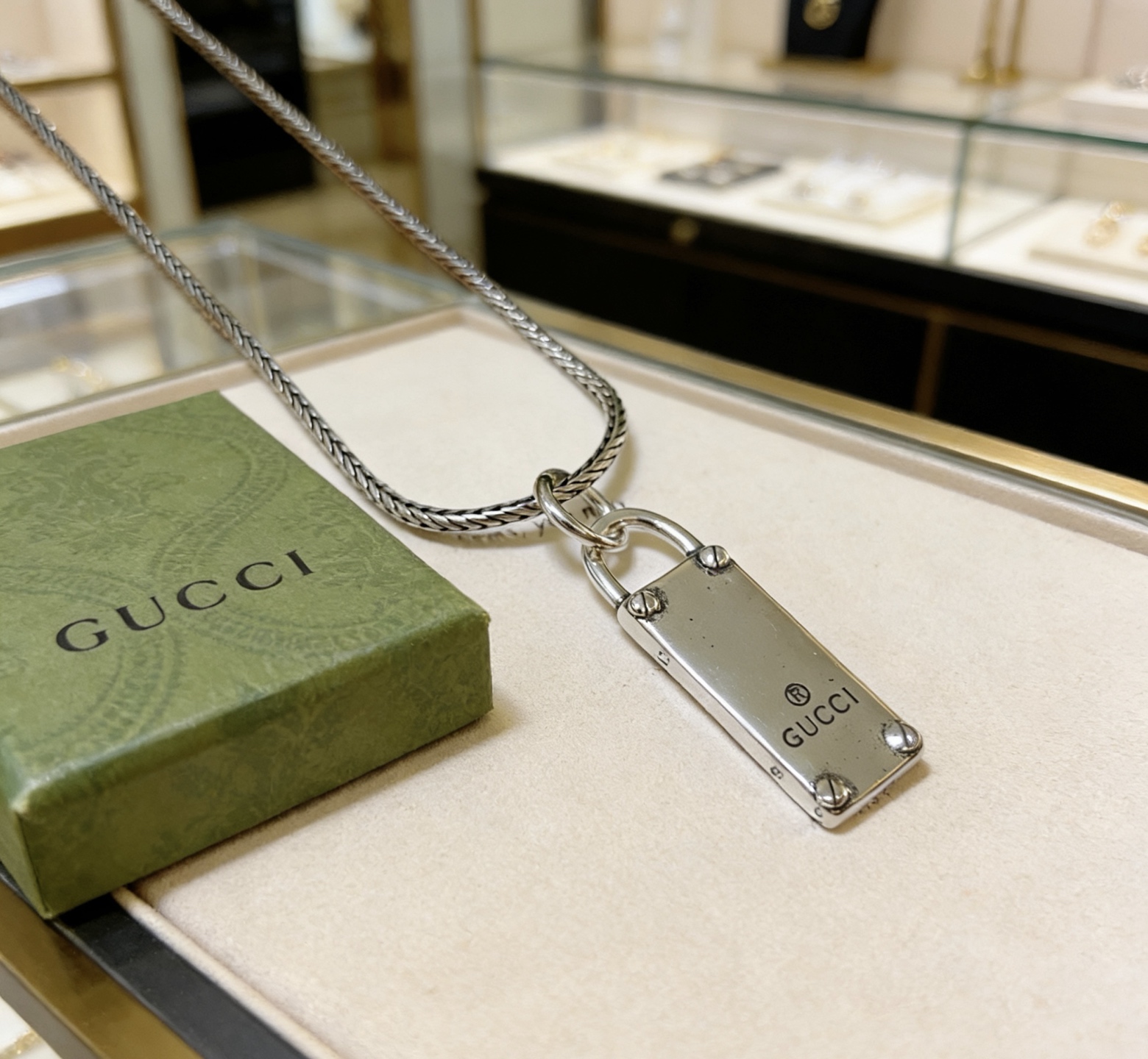 Gucci 新品发布 巨帅 Forest系列双G古驰项链 不氧化不退色
