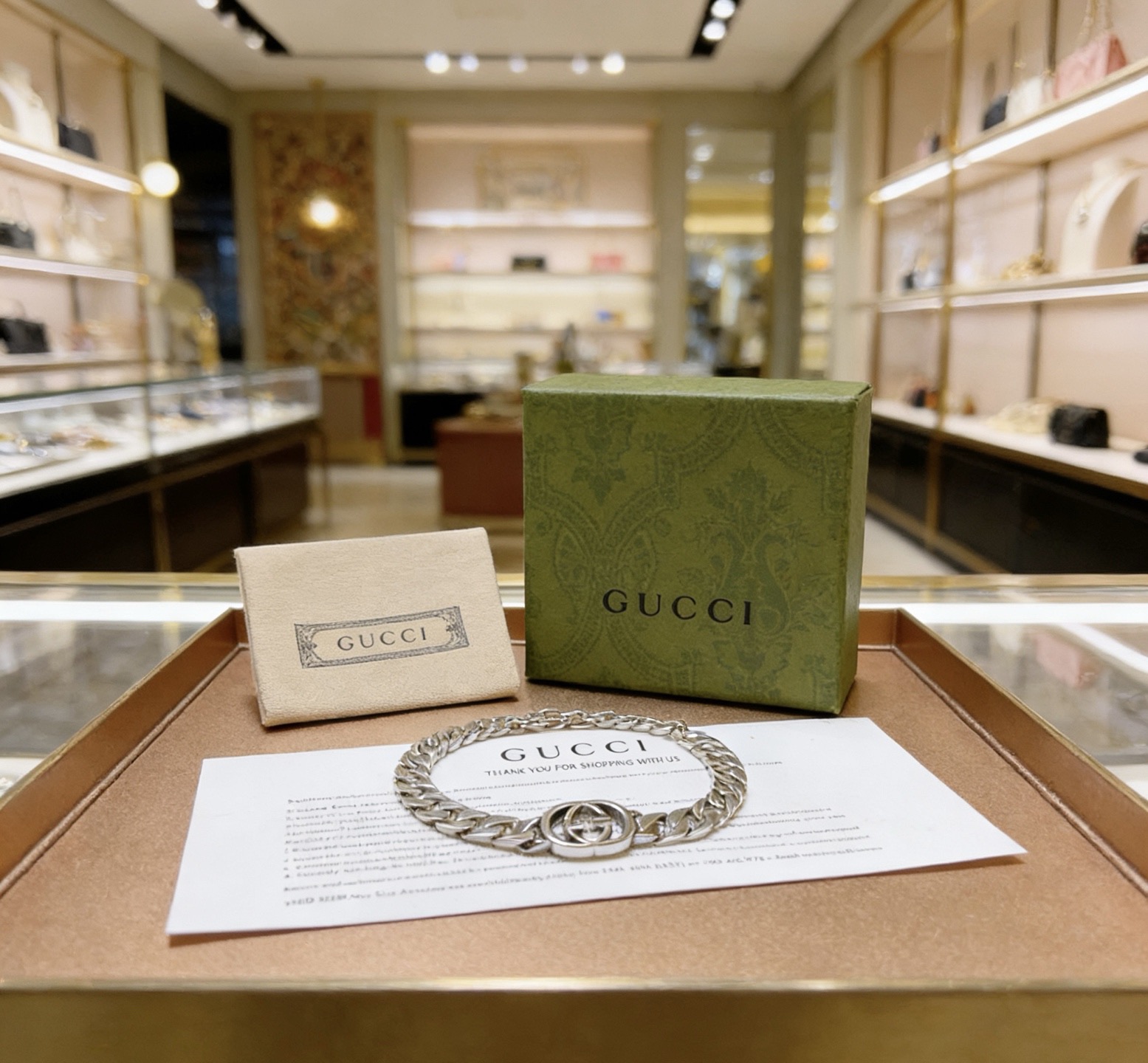 Gucci 2026最新出炉奢华古驰手链 高端品牌定制