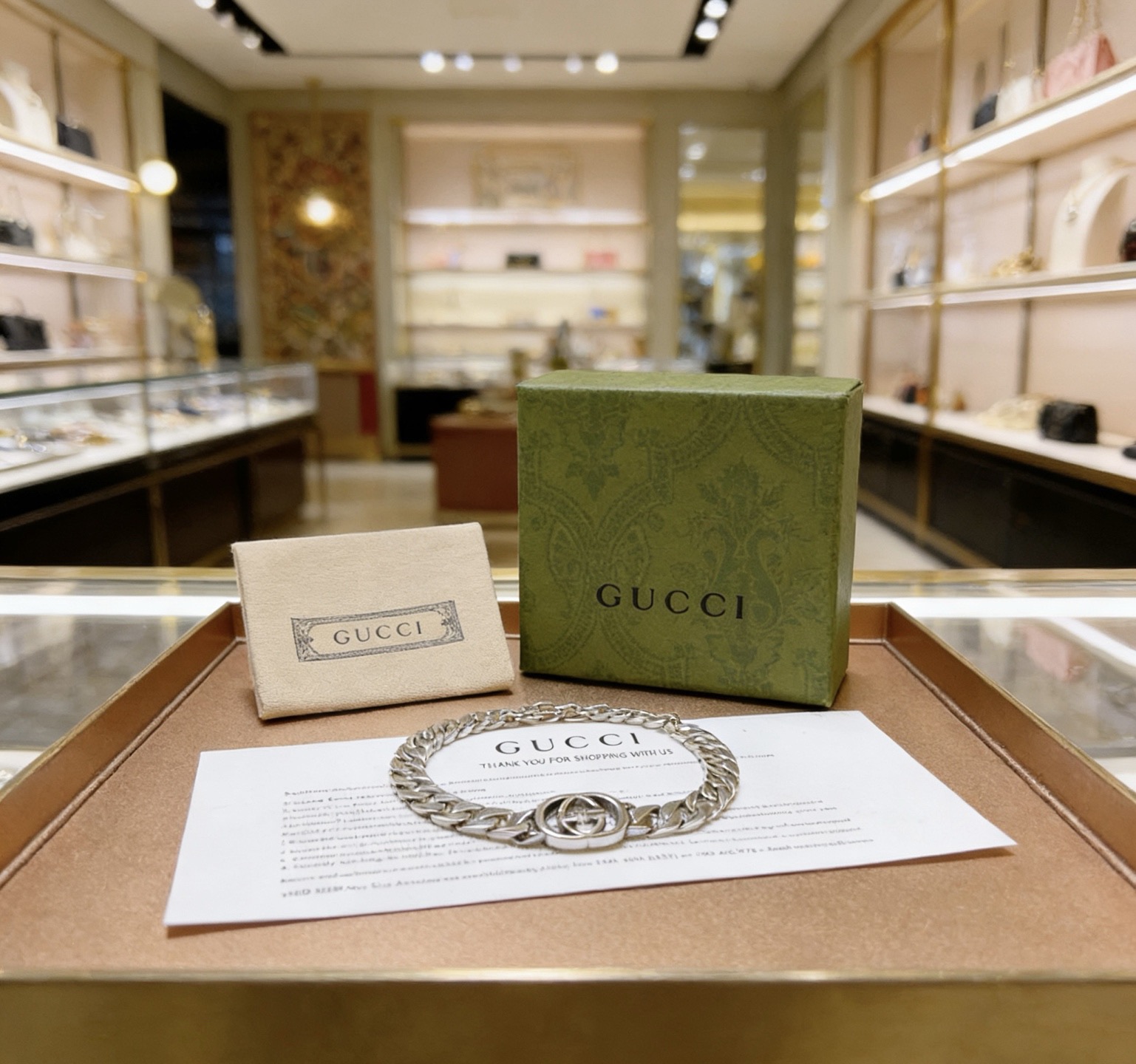 Gucci 2026最新出炉奢华古驰手链 高端品牌定制