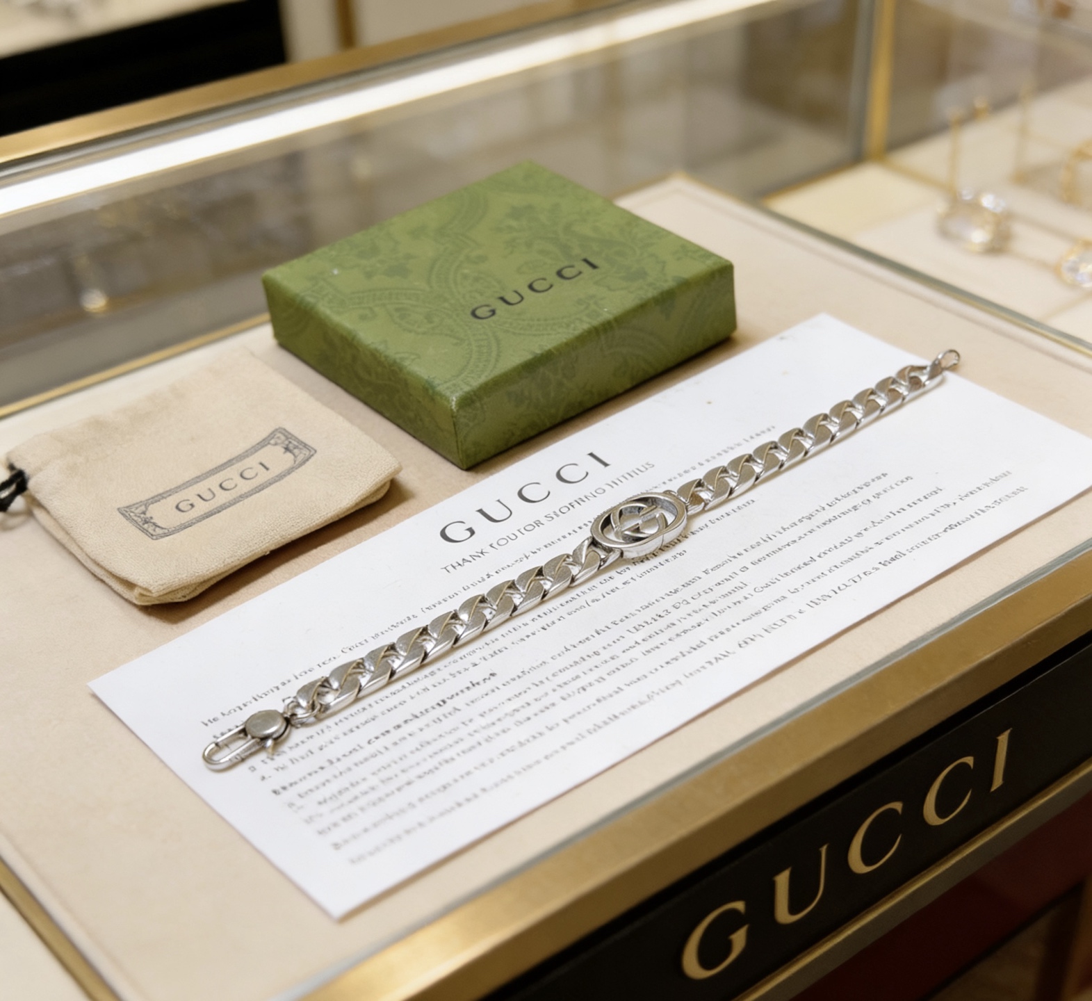 Gucci 2026最新出炉奢华古驰手链 高端品牌定制