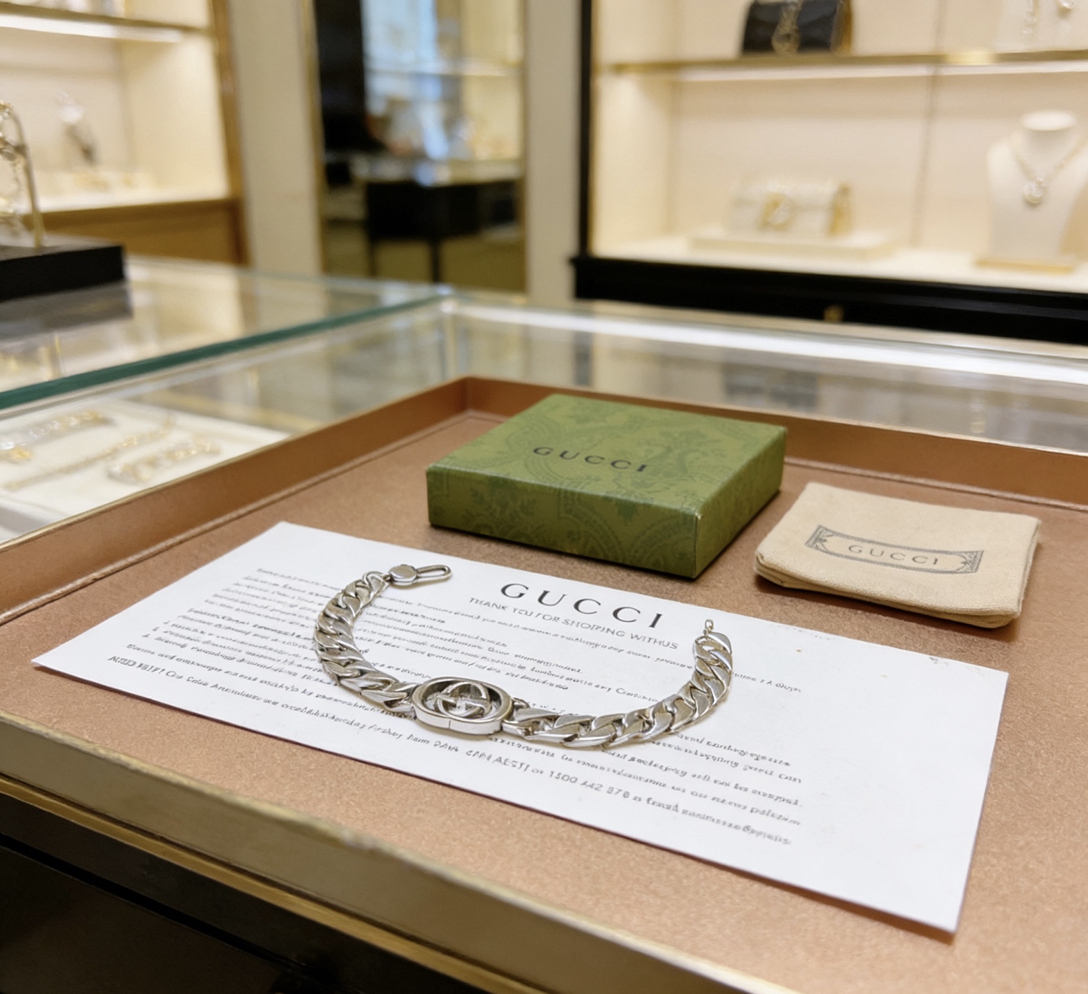 Gucci 2026最新出炉奢华古驰手链 高端品牌定制