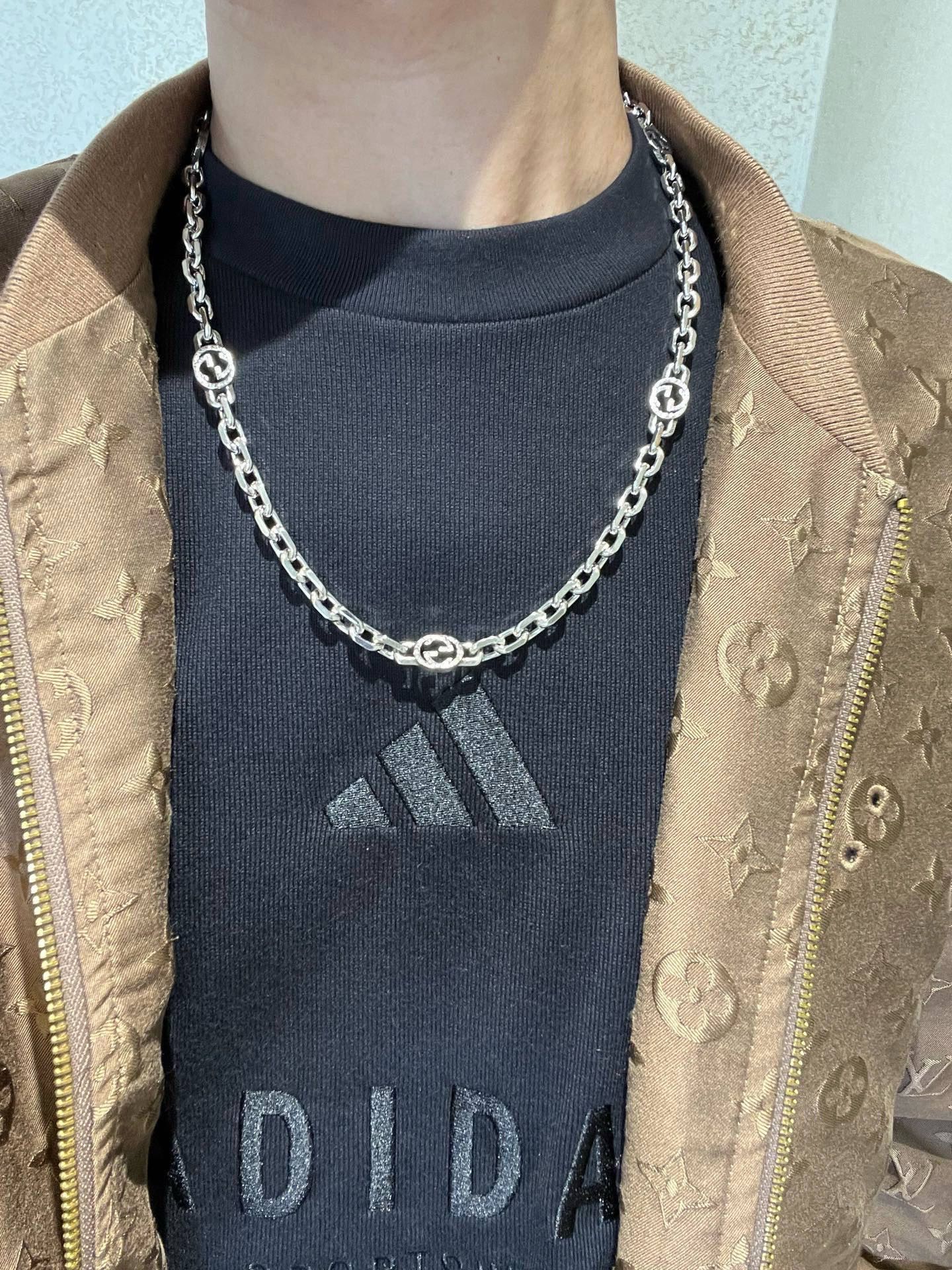 Gucci 奢华款𝐆𝐮𝐜𝐜𝐢古驰项链最新款链条档次更高