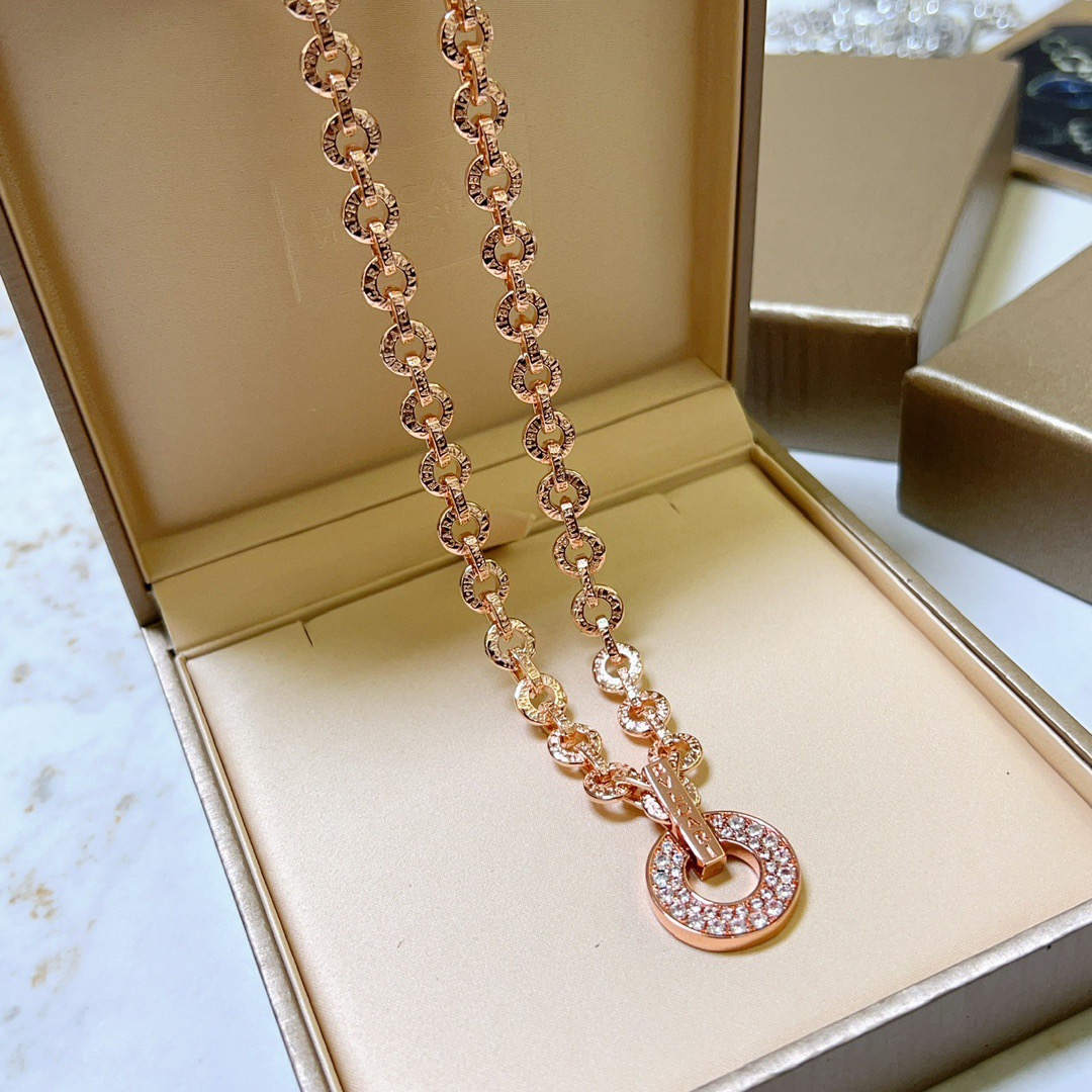 Bvlgari 宝格丽项链V金材质 BVLGARI宝格丽 DIVAS‘ DREAM 系列 品相完美