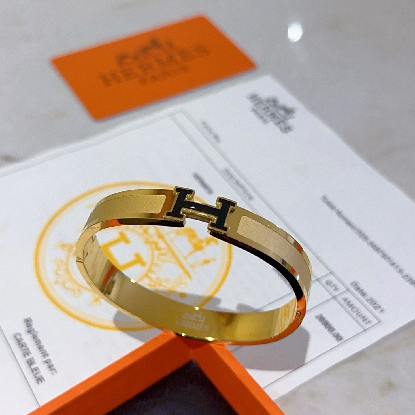 Hermès 爱马仕手镯 太考验师傅的手艺了