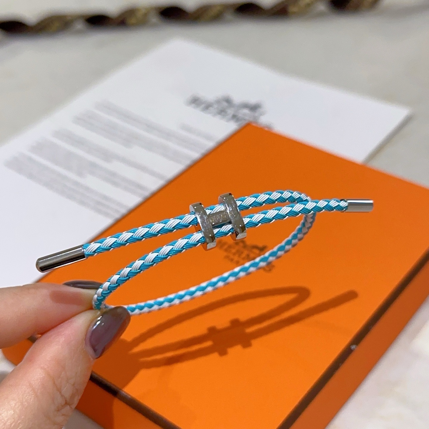 Hermès 爱马仕手链 手绳太考验师傅的手艺了