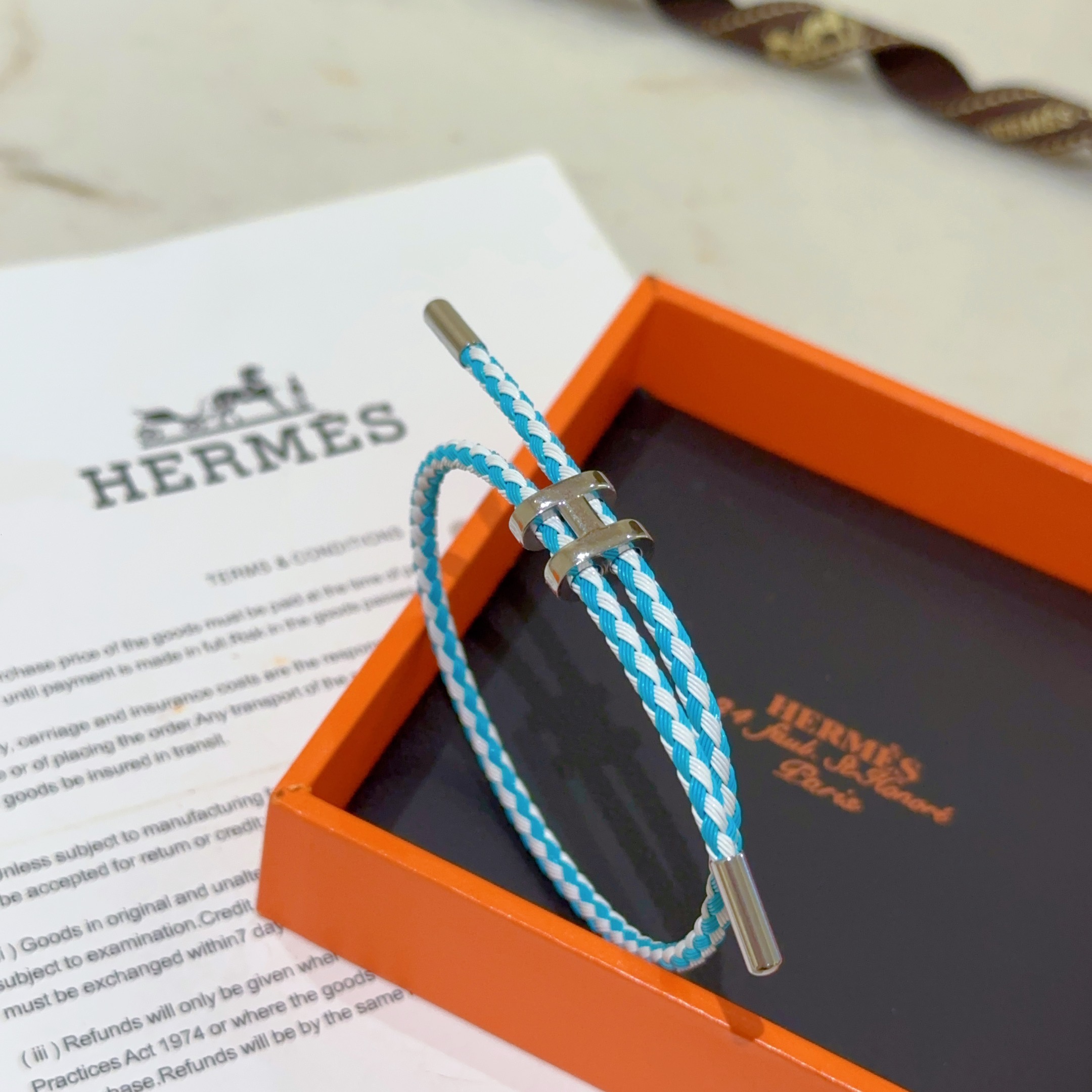 Hermès 爱马仕手链 手绳太考验师傅的手艺了