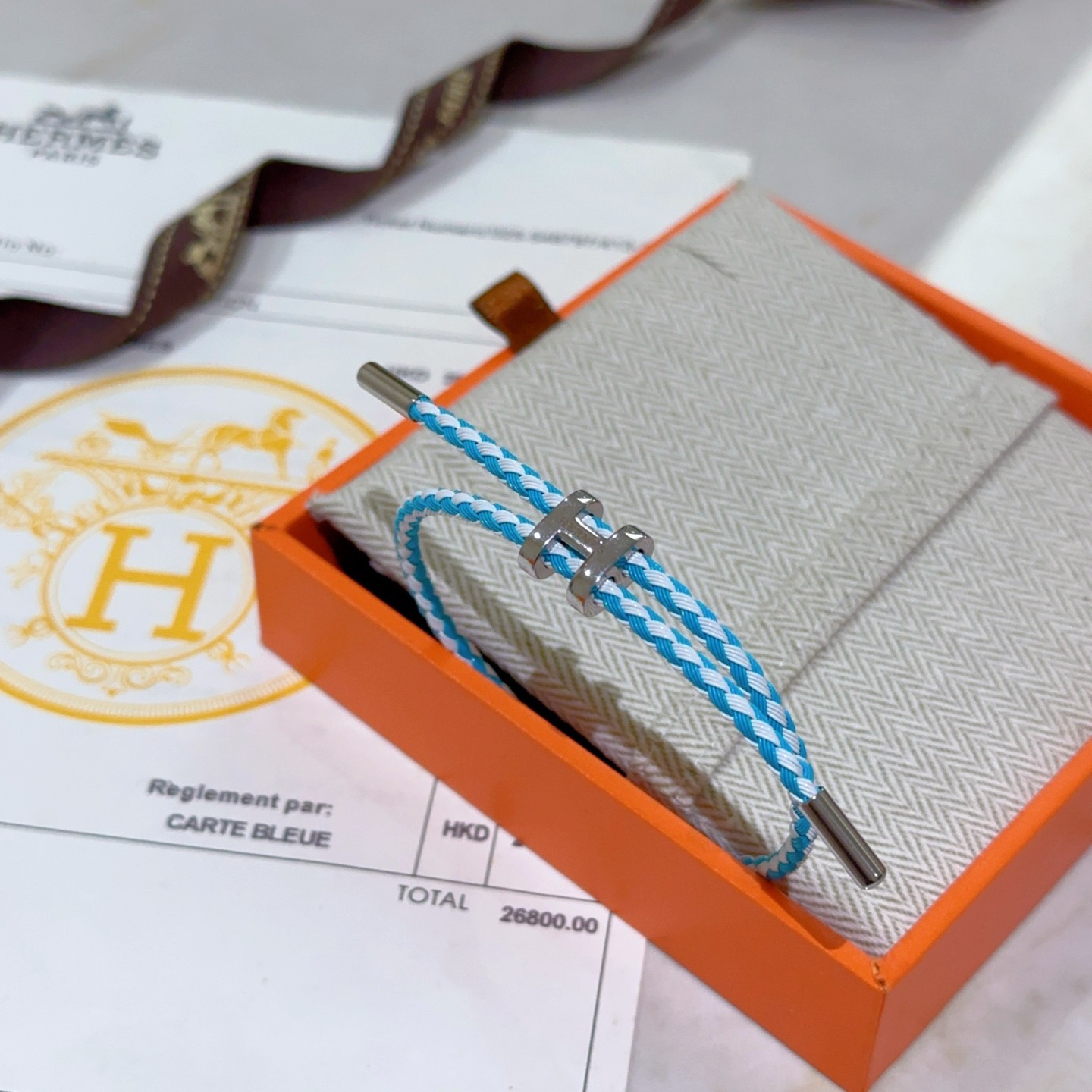Hermès 爱马仕手链 手绳太考验师傅的手艺了