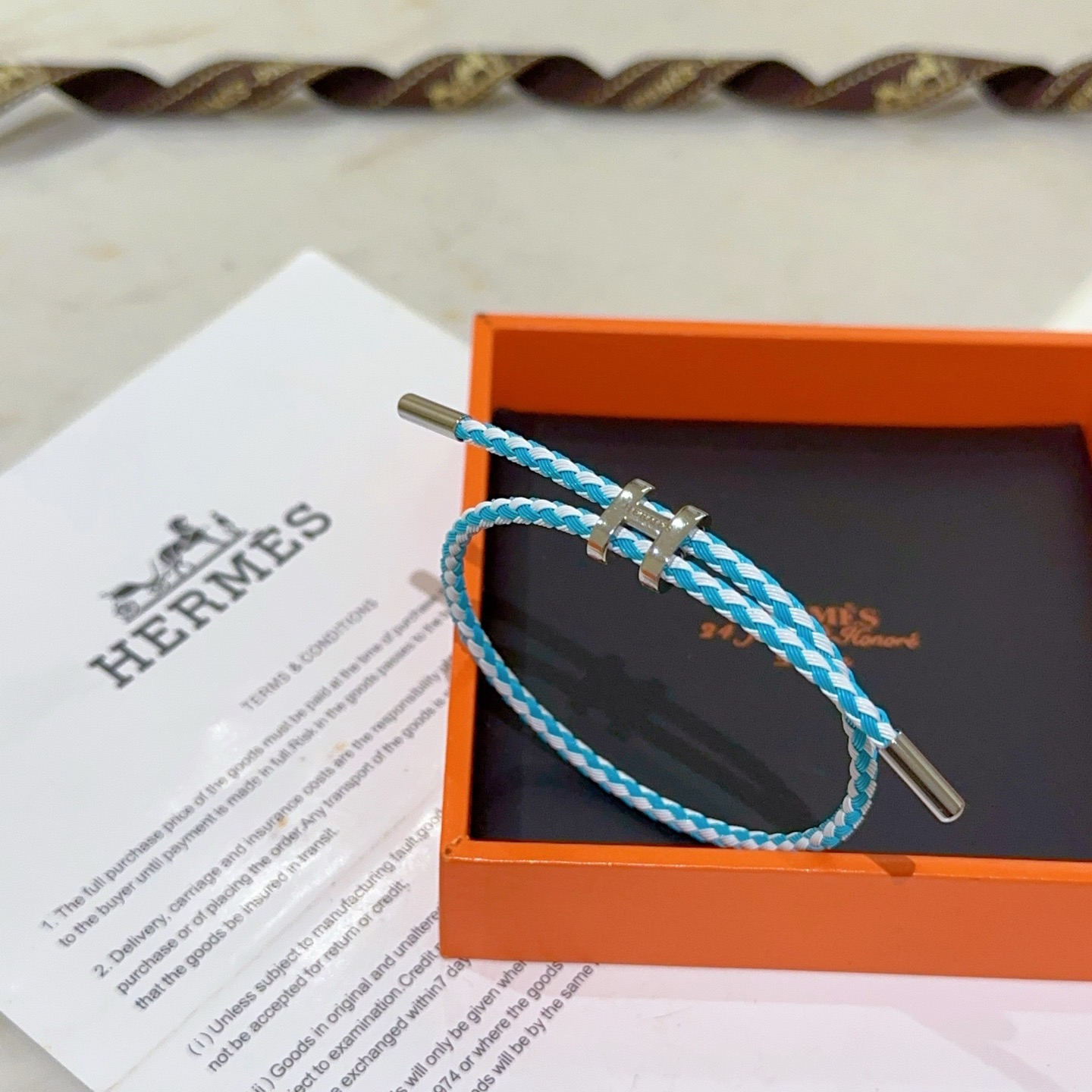 Hermès 爱马仕手链 手绳太考验师傅的手艺了