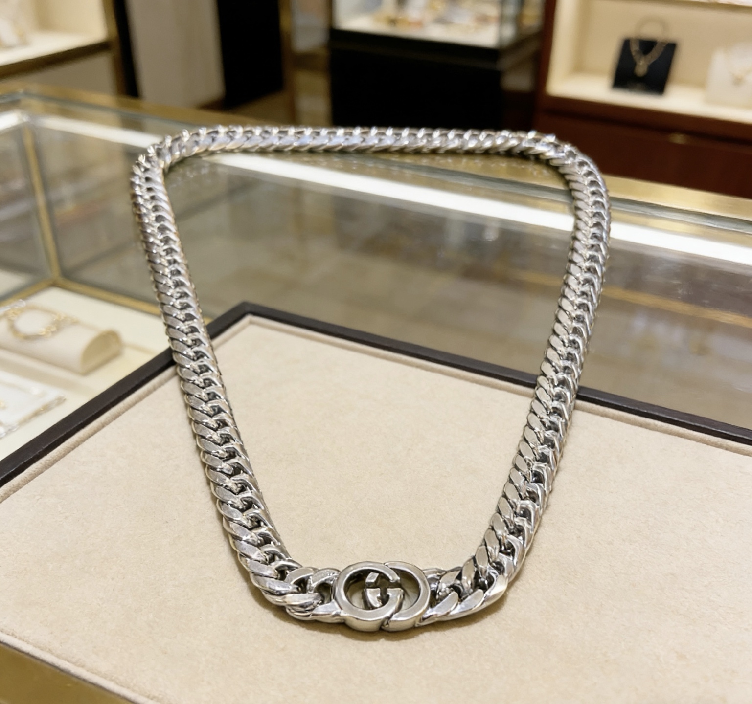 Gucci 奢华款𝐆𝐮𝐜𝐜𝐢古驰项链最新款链条档次更高