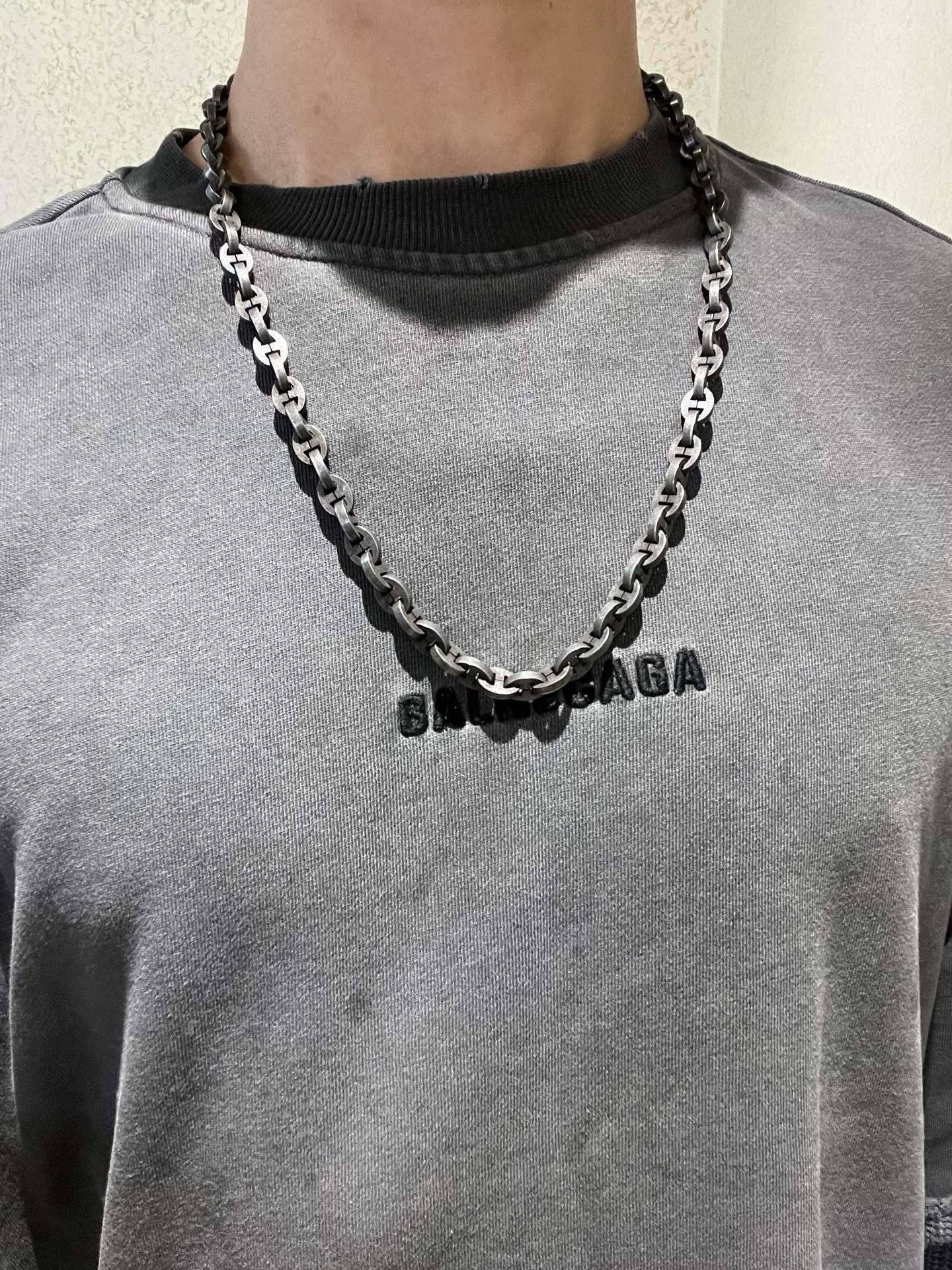 Gucci 不爆不发 抖音带货 首选 𝐆𝐮𝐜𝐜𝐢古驰项链最新款链条档次更高 Anger Forest系列双g古驰新品艺术风格 项链 长度60cm