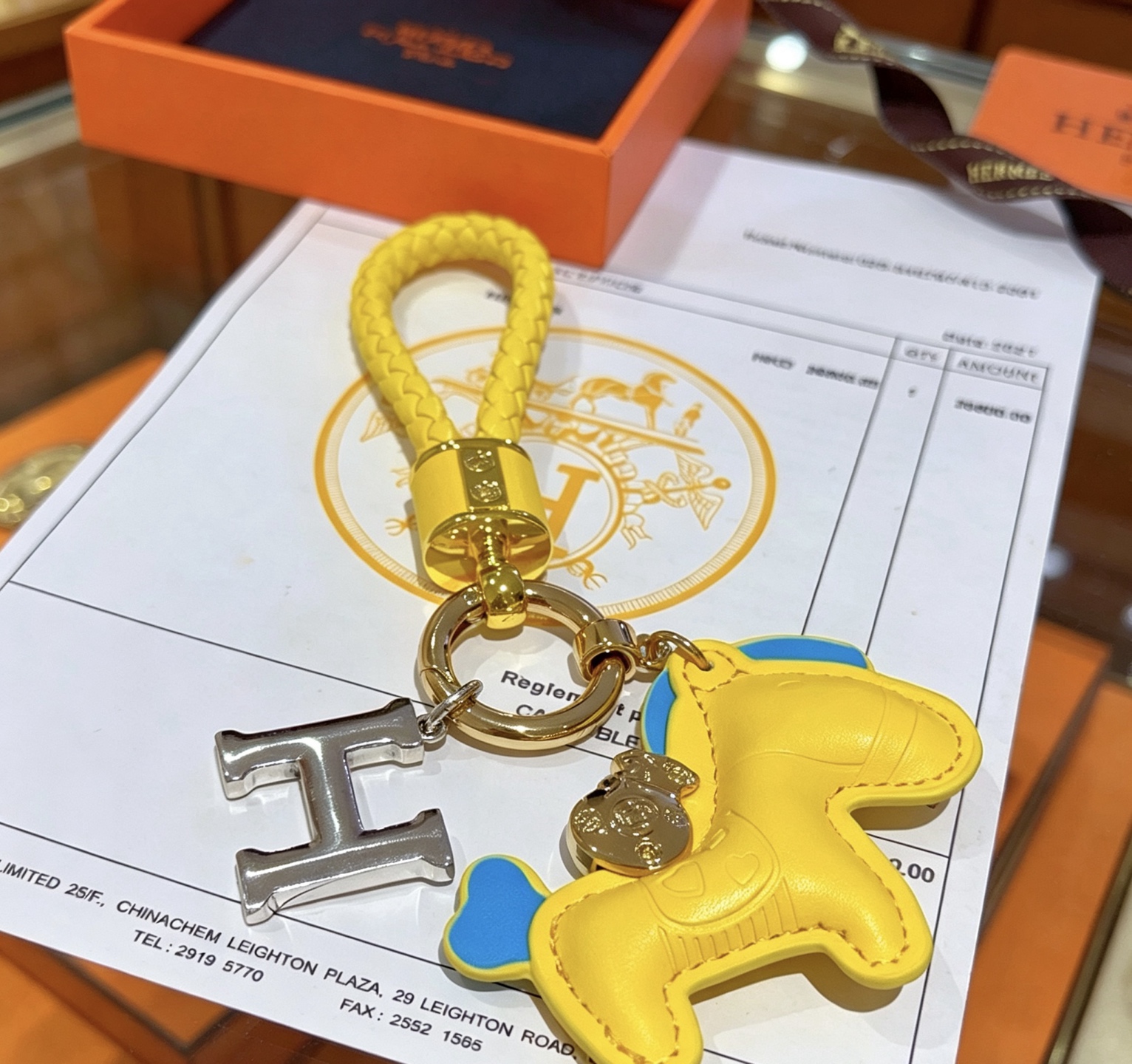 Hermès 新款Hermes爱马仕钥匙扣钥匙扣加厚版 铂金版
