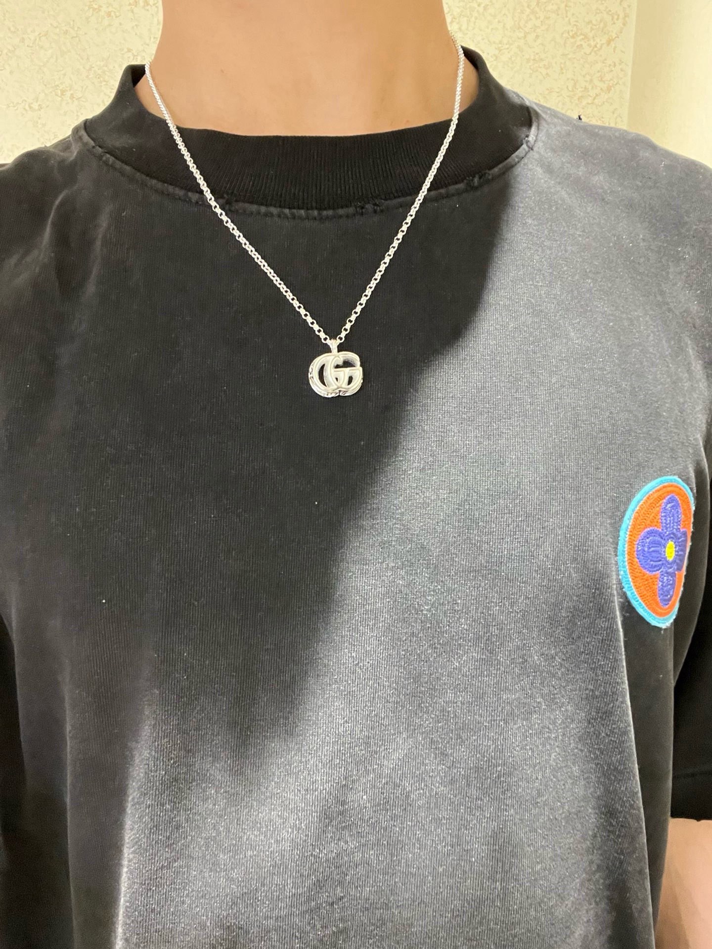 Gucci 𝐆𝐮𝐜𝐜𝐢古驰项链最新款白银系列链条档次更高 Anger Forest系列双G古驰项链