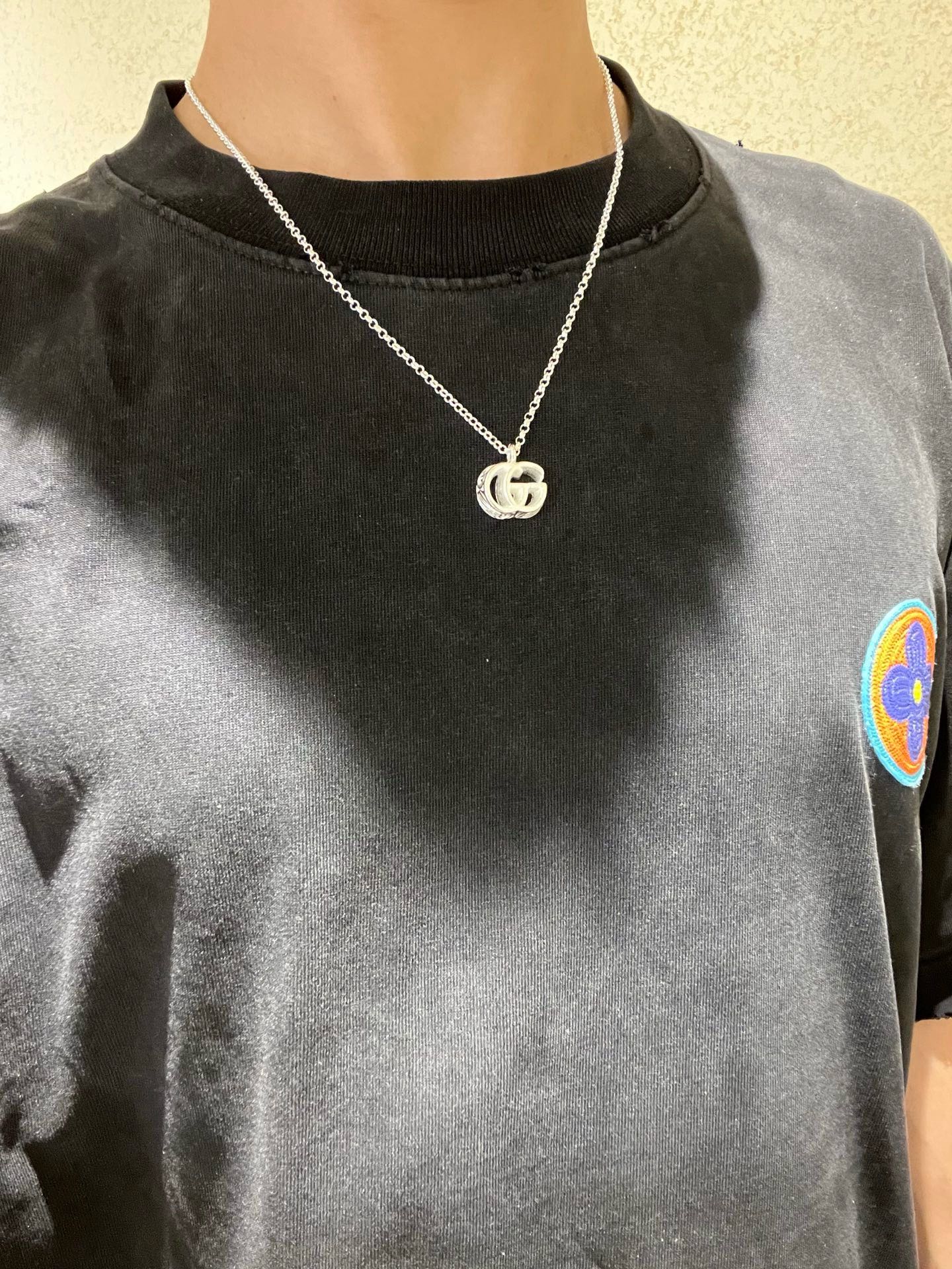 Gucci 𝐆𝐮𝐜𝐜𝐢古驰项链最新款白银系列链条档次更高 Anger Forest系列双G古驰项链