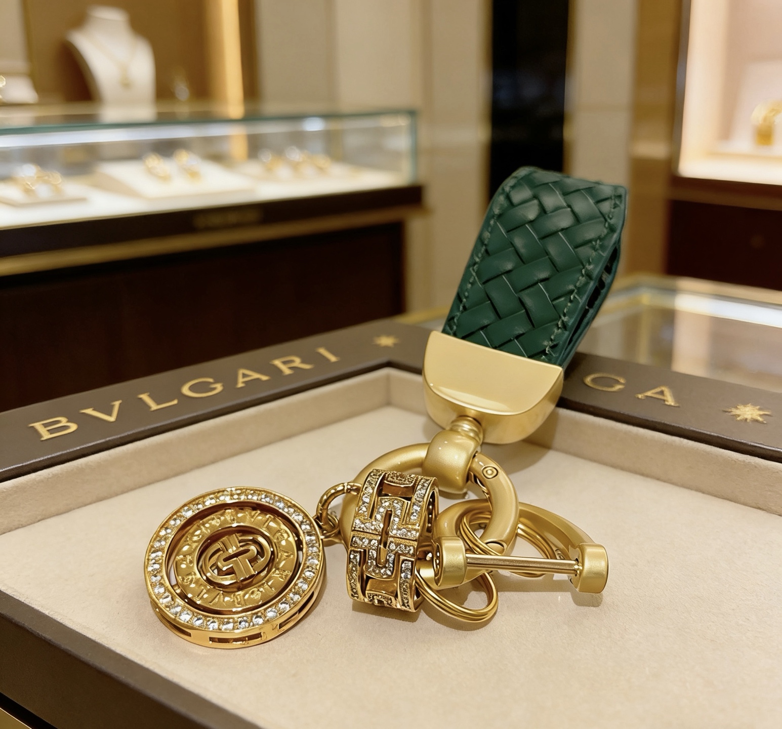 Bvlgari 新品发布 宝格丽包包挂饰钥匙扣 宝格丽钥匙扣 最新款包包挂饰档次更高 款联名设计理念钥匙扣系列