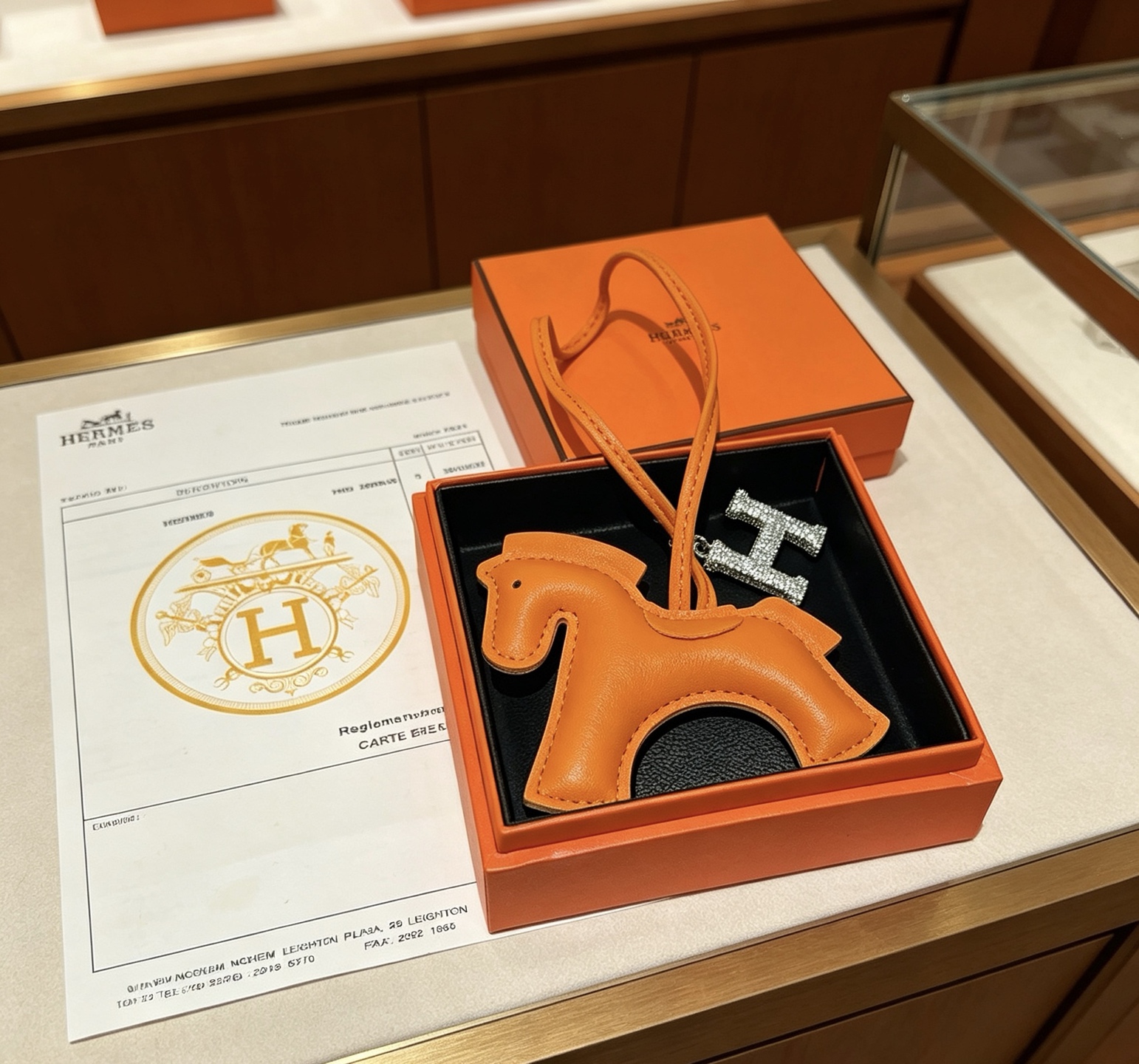 Hermès 新款Hermes爱马仕钥匙扣钥匙扣加厚版 铂金版