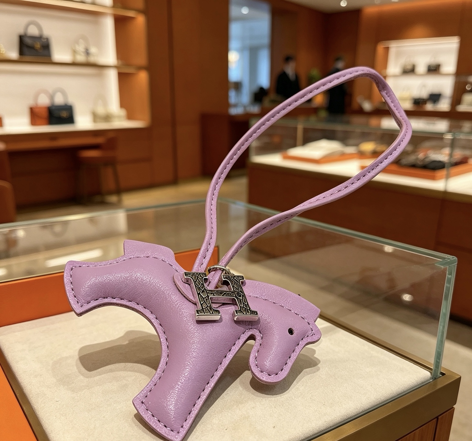 Hermès 新款Hermes爱马仕包包挂饰钥匙扣加厚版 铂金版