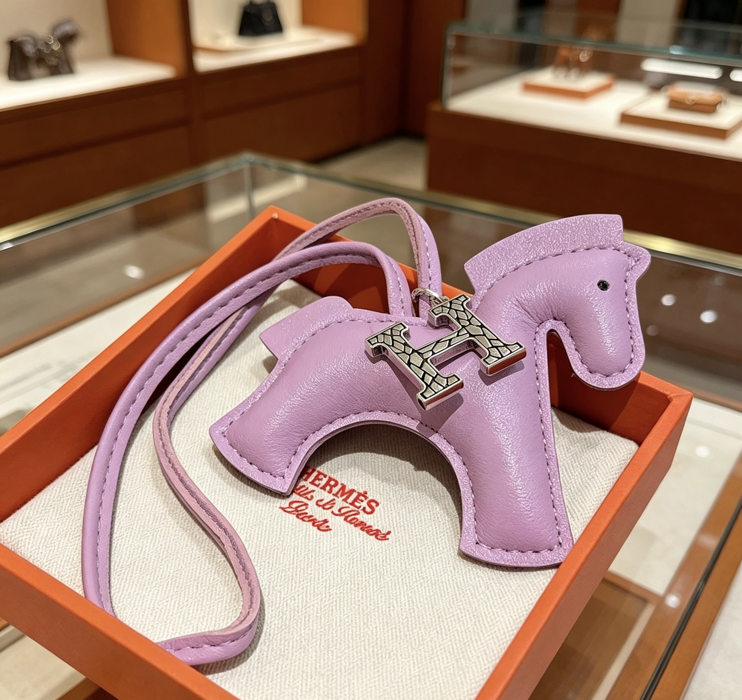 Hermès 新款Hermes爱马仕包包挂饰钥匙扣加厚版 铂金版