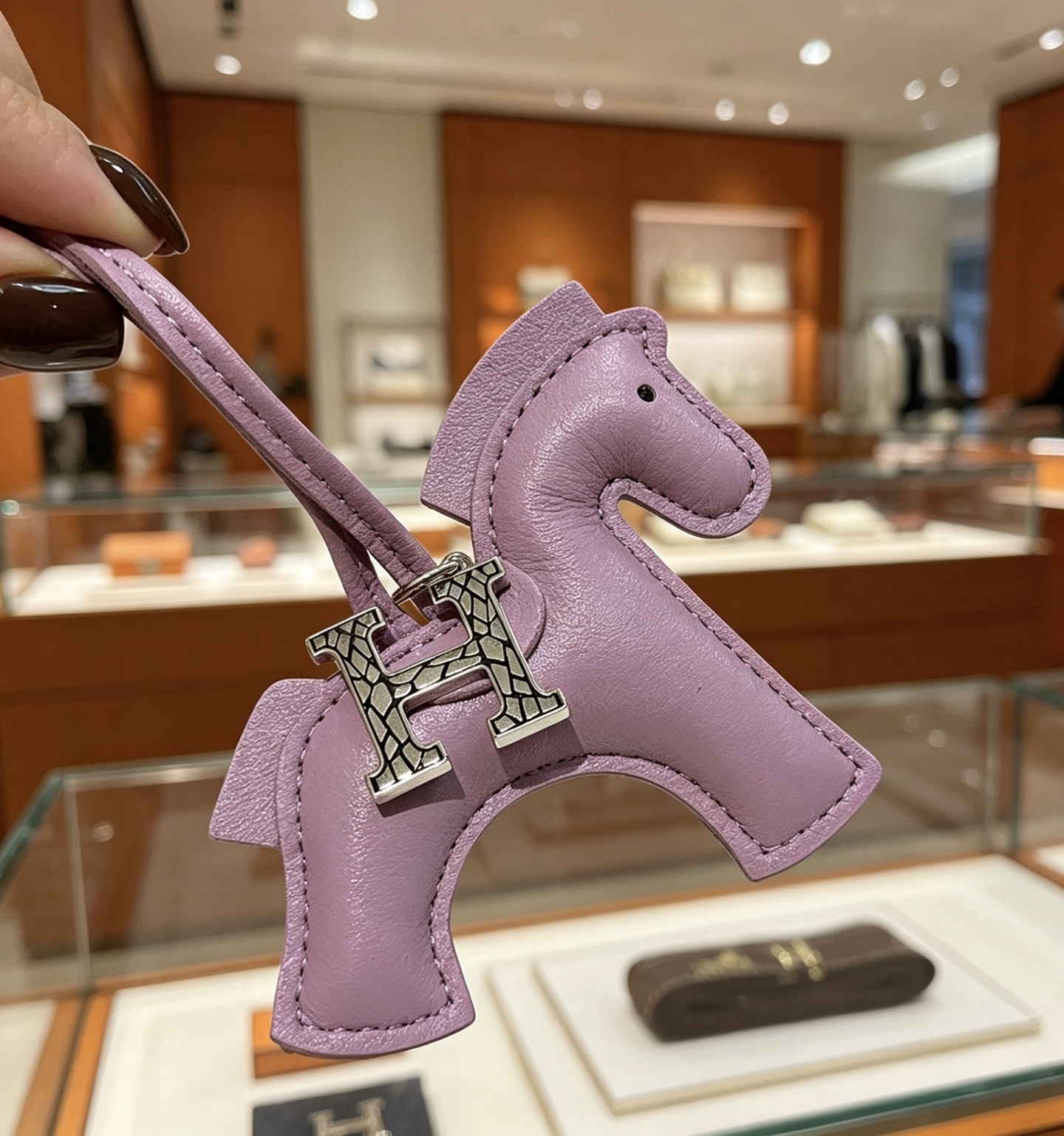 Hermès 新款Hermes爱马仕包包挂饰钥匙扣加厚版 铂金版