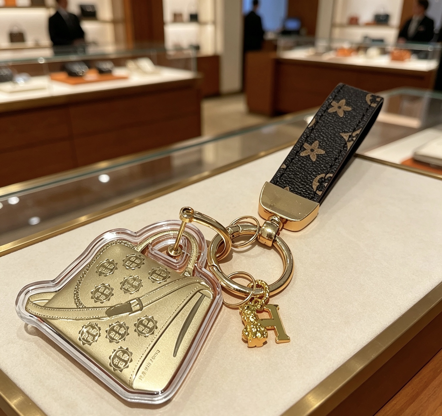 Hermès 新款Hermes爱马仕钥匙扣钥匙扣加厚版 铂金版