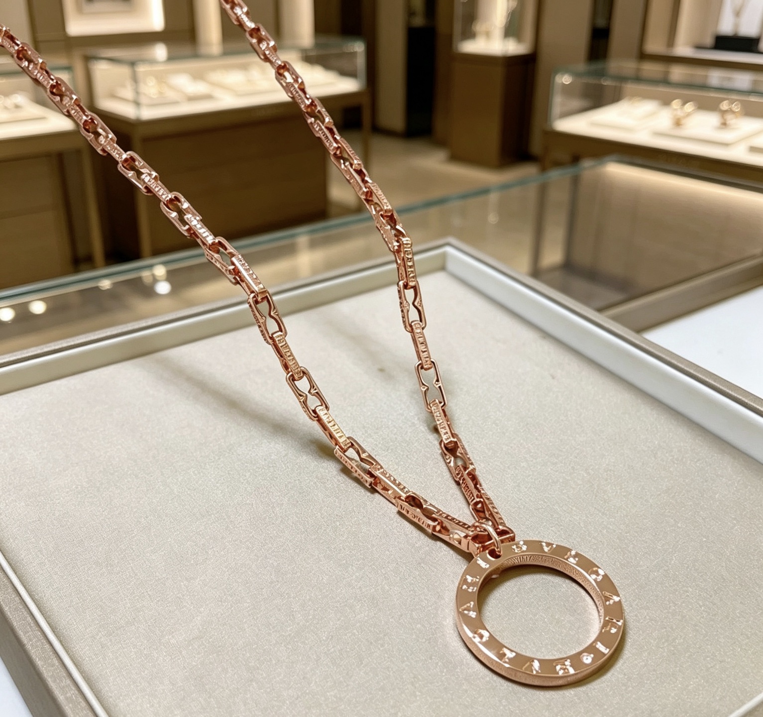 Bvlgari 宝格丽项链V金材质 BVLGARI宝格丽 DIVAS‘ DREAM 系列 品相完美