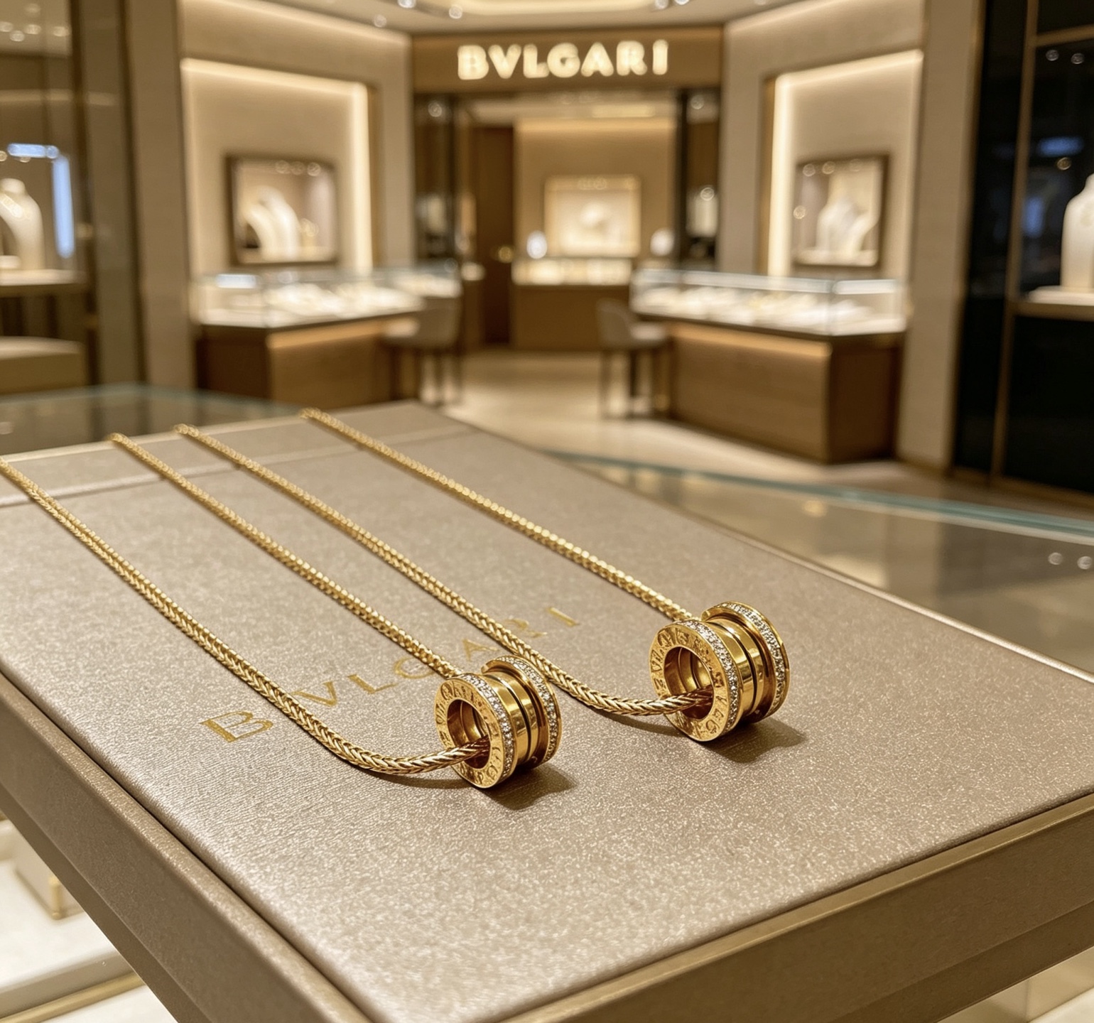 Bvlgari 宝格丽项链V金材质 BVLGARI宝格丽 DIVAS‘ DREAM 系列 品相完美