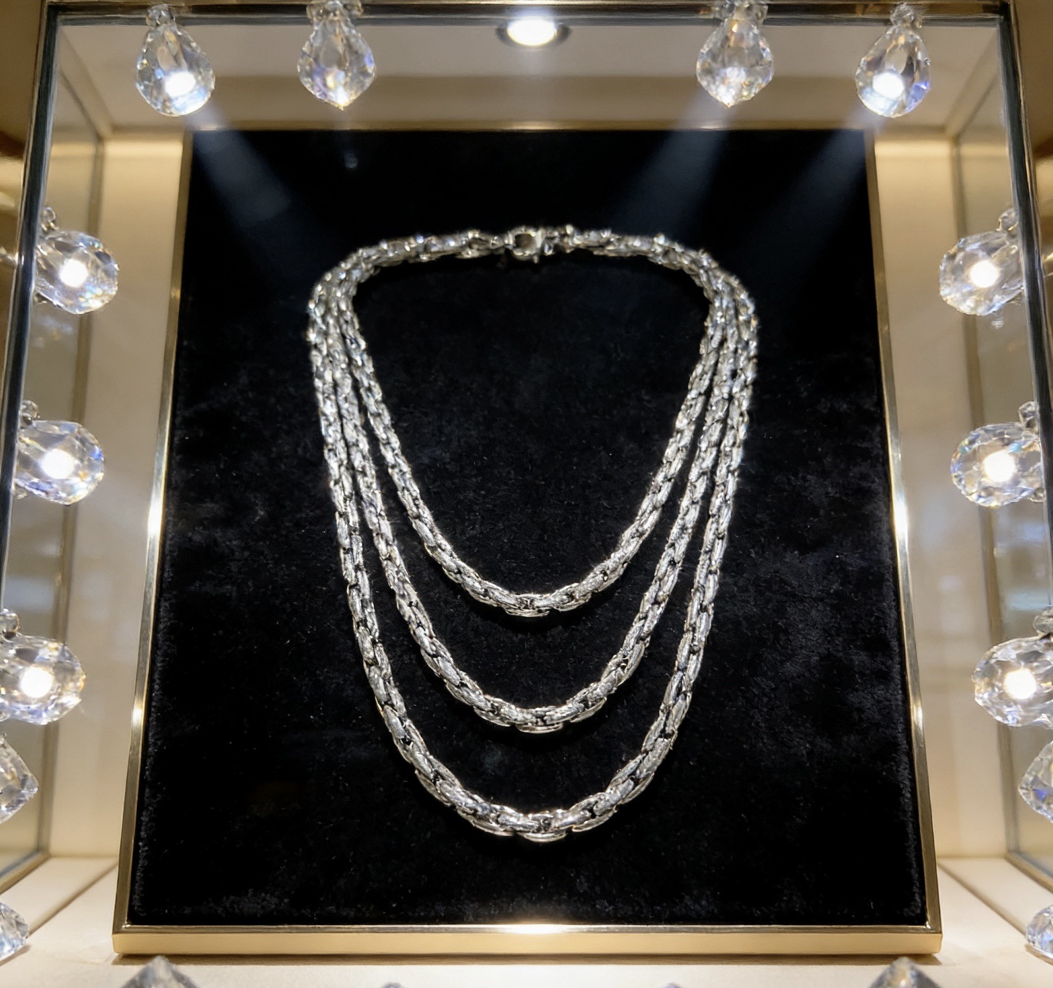 Bvlgari 项链宝格丽项链V金材质 BVLGARI宝格丽 DIVAS‘ DREAM 系列 品相完美