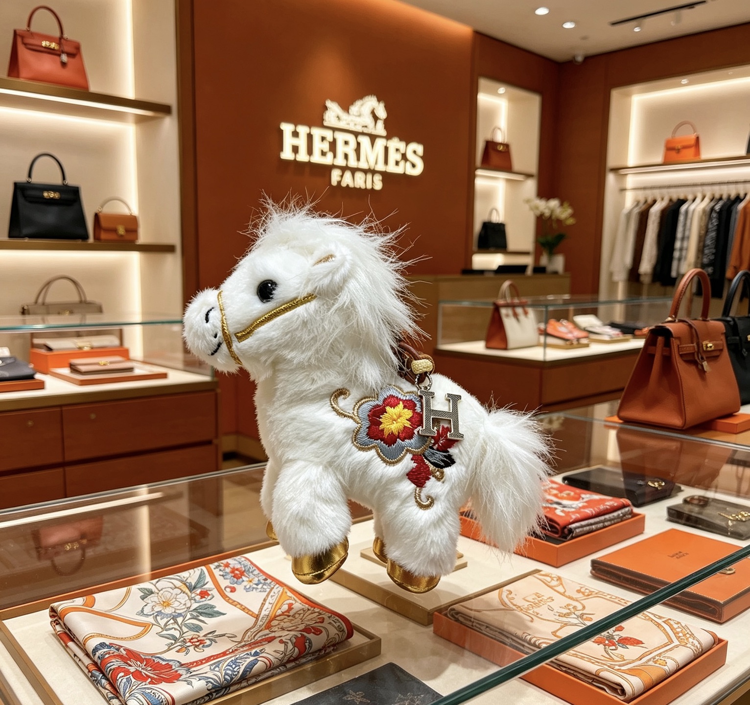 Hermès 新款Hermes爱马仕钥匙扣钥匙扣加厚版 铂金版