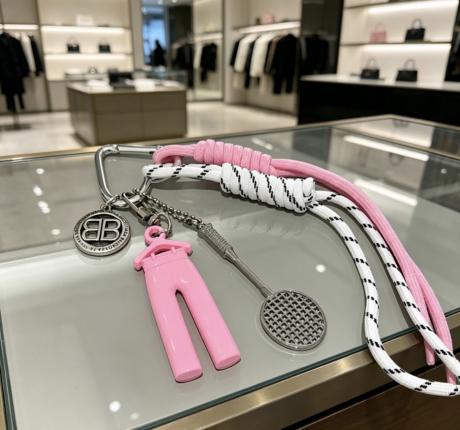 Balenciaga 新品发布 巴黎世家包包挂饰钥匙扣 巴黎世家钥匙扣 最新款包包挂饰档次更高 款联名设计理念钥匙扣系列