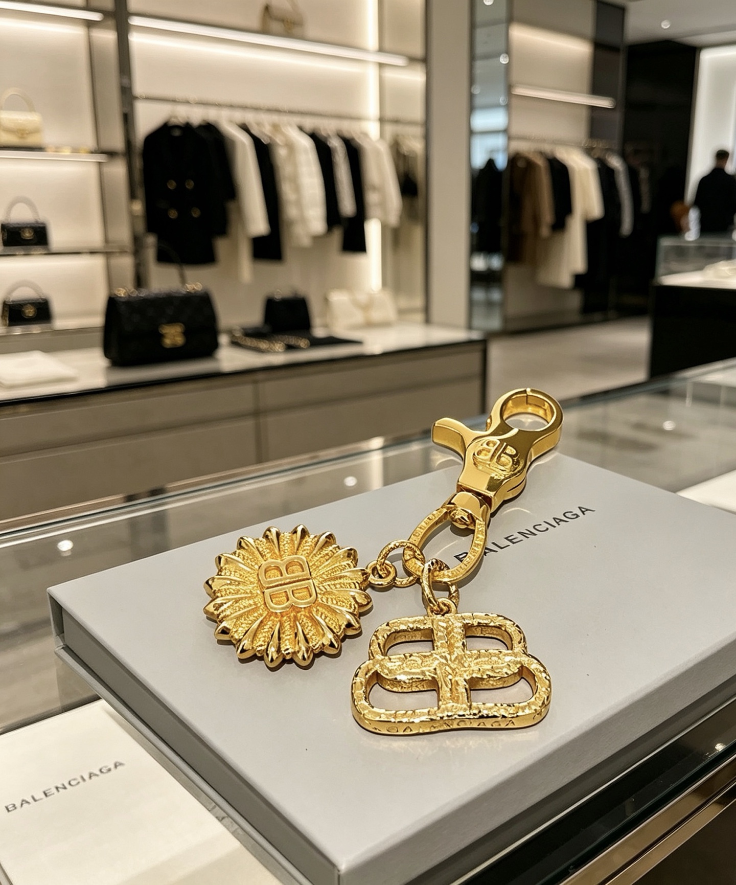 Balenciaga 新品发布 巴黎世家包包挂饰钥匙扣 巴黎世家钥匙扣 最新款包包挂饰档次更高 款联名设计理念钥匙扣系列