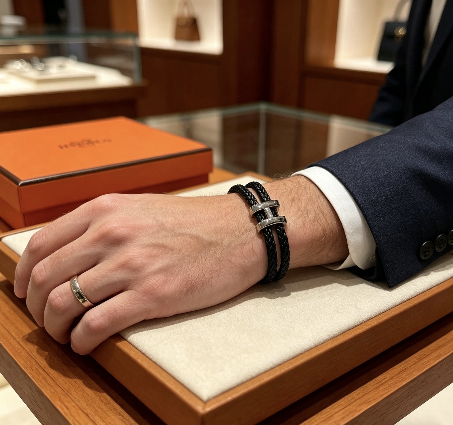 Hermès 爱马仕手链 手绳太考验师傅的手艺了