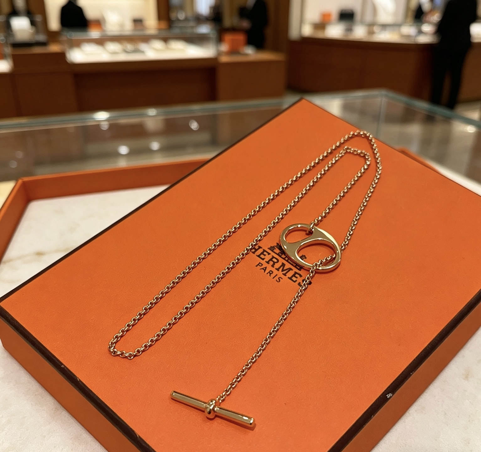 Hermès 爱马仕项链 爱马仕H项链系列首饰 进口定制.高端链条 搭配 新品 简单 火 设计独特 前卫 男女 款