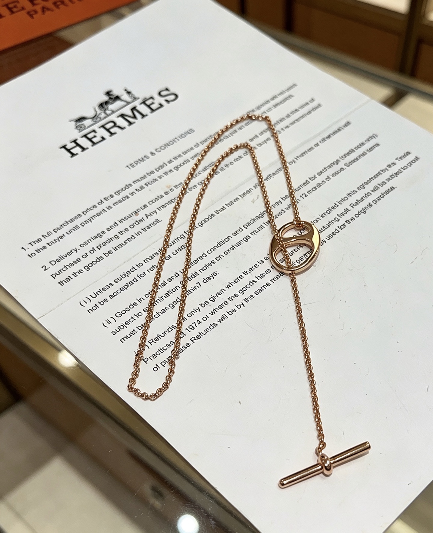 Hermès 爱马仕项链 爱马仕H项链系列首饰 进口定制.高端链条 搭配 新品 简单 火 设计独特 前卫 男女 款