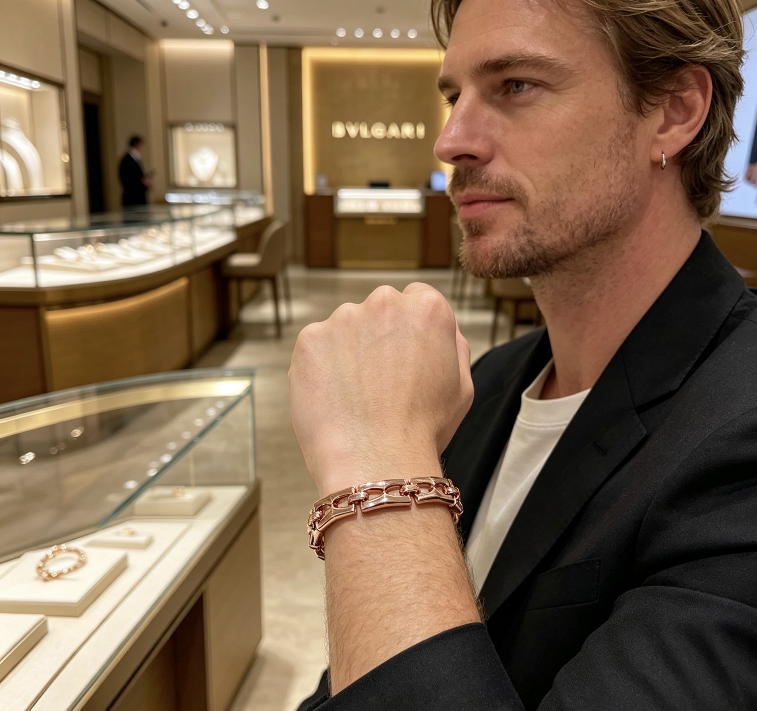 Bvlgari 宝格丽手链V金材质 BVLGARI宝格丽 DIVAS‘ DREAM 系列 品相完美
