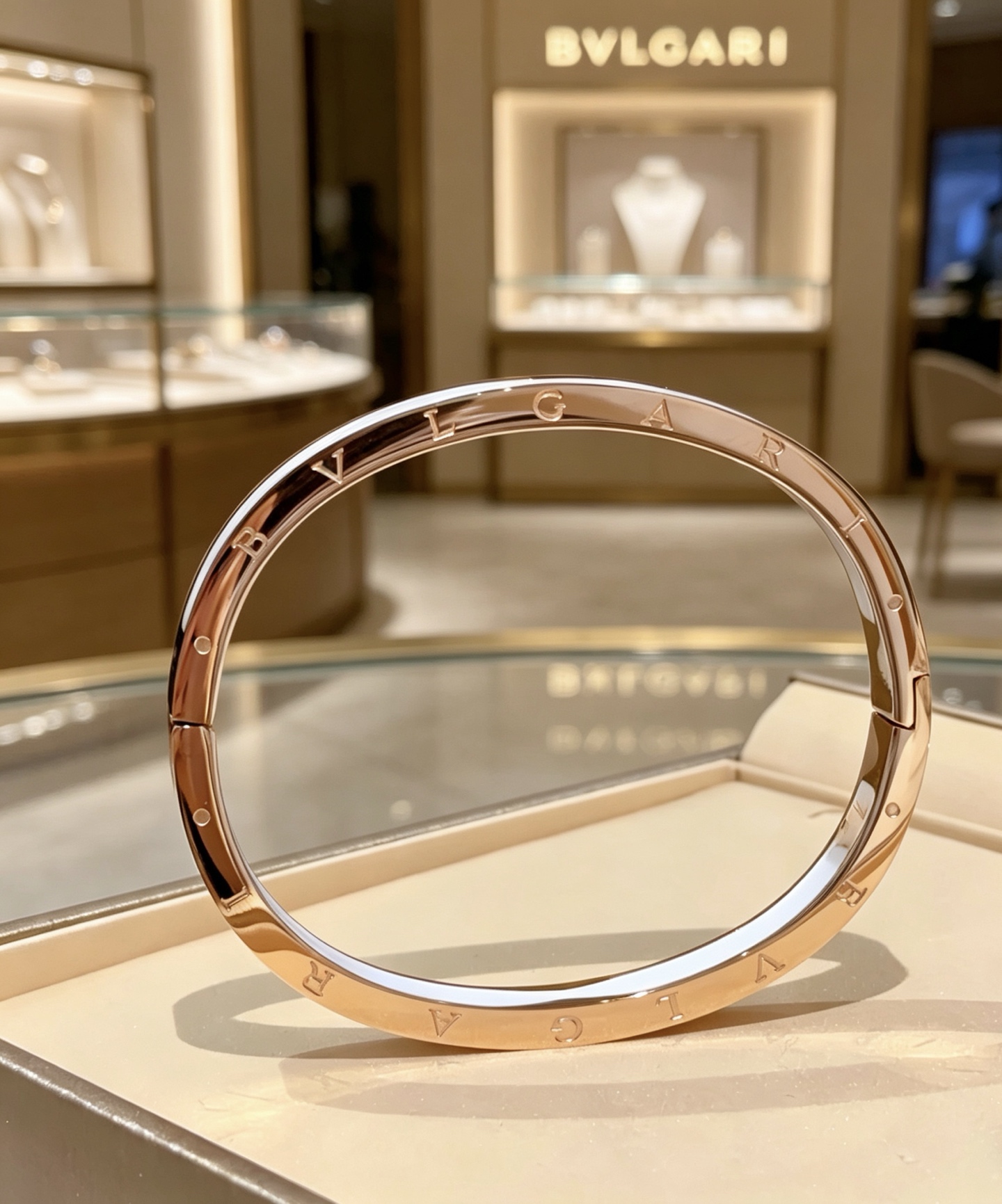 Bvlgari 宝格丽手镯Serpenti Viper系列间蛇骨手镯