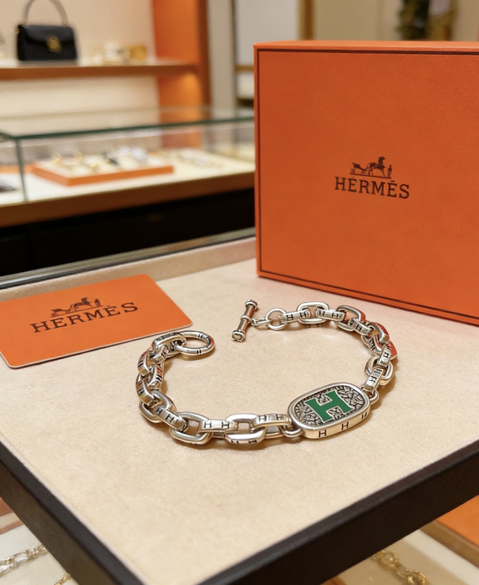 Hermès 新款爱马仕手链加厚版 铂金版 高级精工版