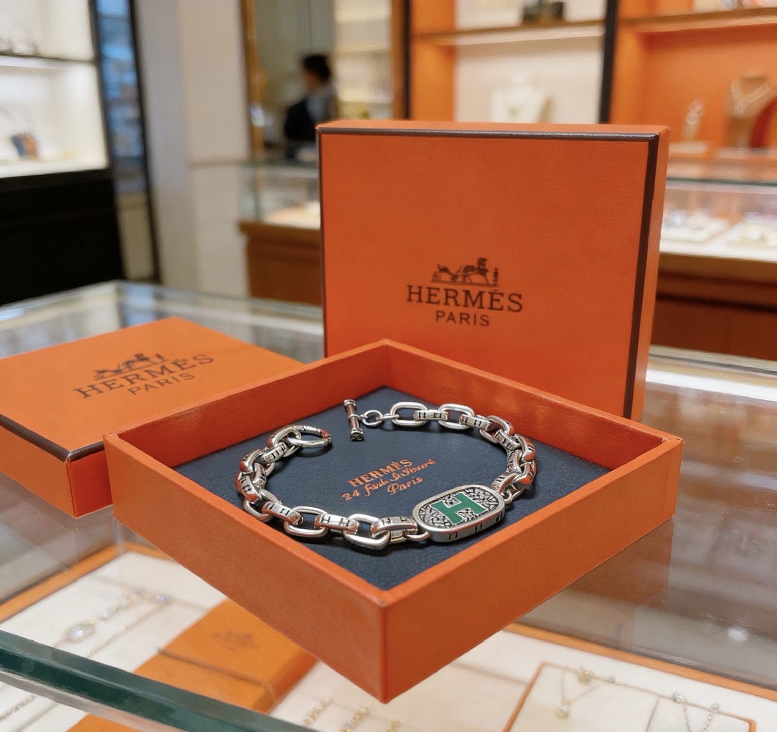 Hermès 新款爱马仕手链加厚版 铂金版 高级精工版