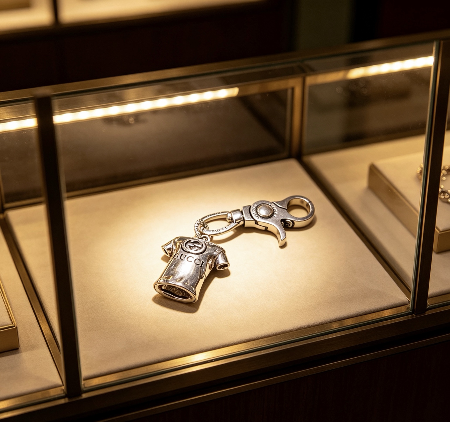 Gucci 新品发布 𝐆𝐮𝐜𝐜𝐢古驰钥匙扣 古驰包包扣 最新款包包挂饰档次更高 Anger Forest系列双G 款联名设计理念钥匙扣系列