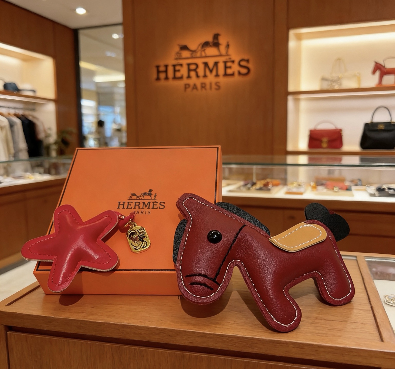 Hermès 新款Hermes爱马仕包包挂饰钥匙扣加厚版 铂金版