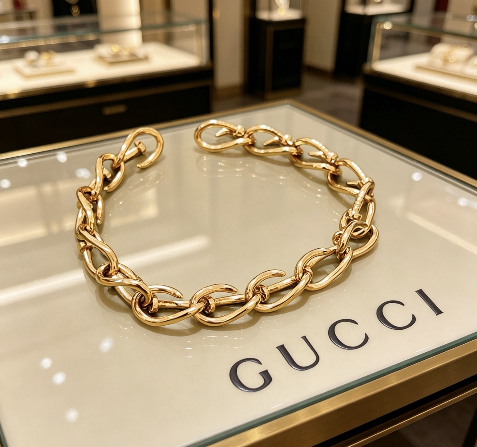 Gucci 最新出炉土豪版手链 认准细节全钉效果