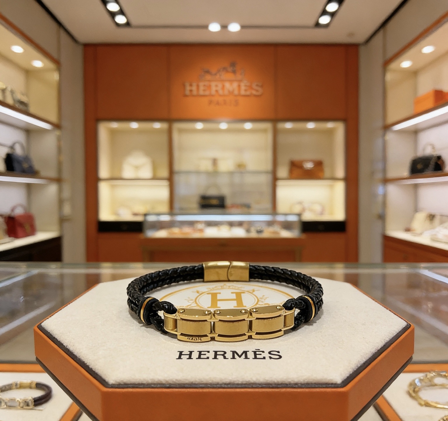 NO:767980,Batch New Product Release Hermès Leather Cord Bracelet The latest model of pure handmade leather material is of higher quality. The same style as the star Anger Forest series Hermès bracelet classic series 18k gold bracelet bracelet. The details are distressed. The non-market sand surface version. This one has been out. The best-selling model in Hermès. It is very good to match trendy clothes, high-quality jewelry, hermes, and bracelets.19860909批 新品发售 爱马仕皮绳手环最新款纯手工皮材质档次更高明星同款Anger Forest系列爱马仕手链经典款系列18k金手链手绳 细节对版做旧处理 非市面沙面版型 这款一直在出 爱马仕里面热卖款 非常好搭配潮流衣服,饰品精品,hermes,bracelet,Jewelry
