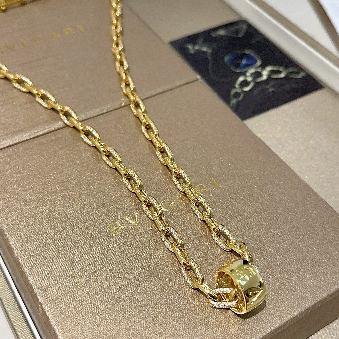 宝格丽 Bvlgari 传世高定珠宝耳环项链戒指首饰 #F6181BA8 4