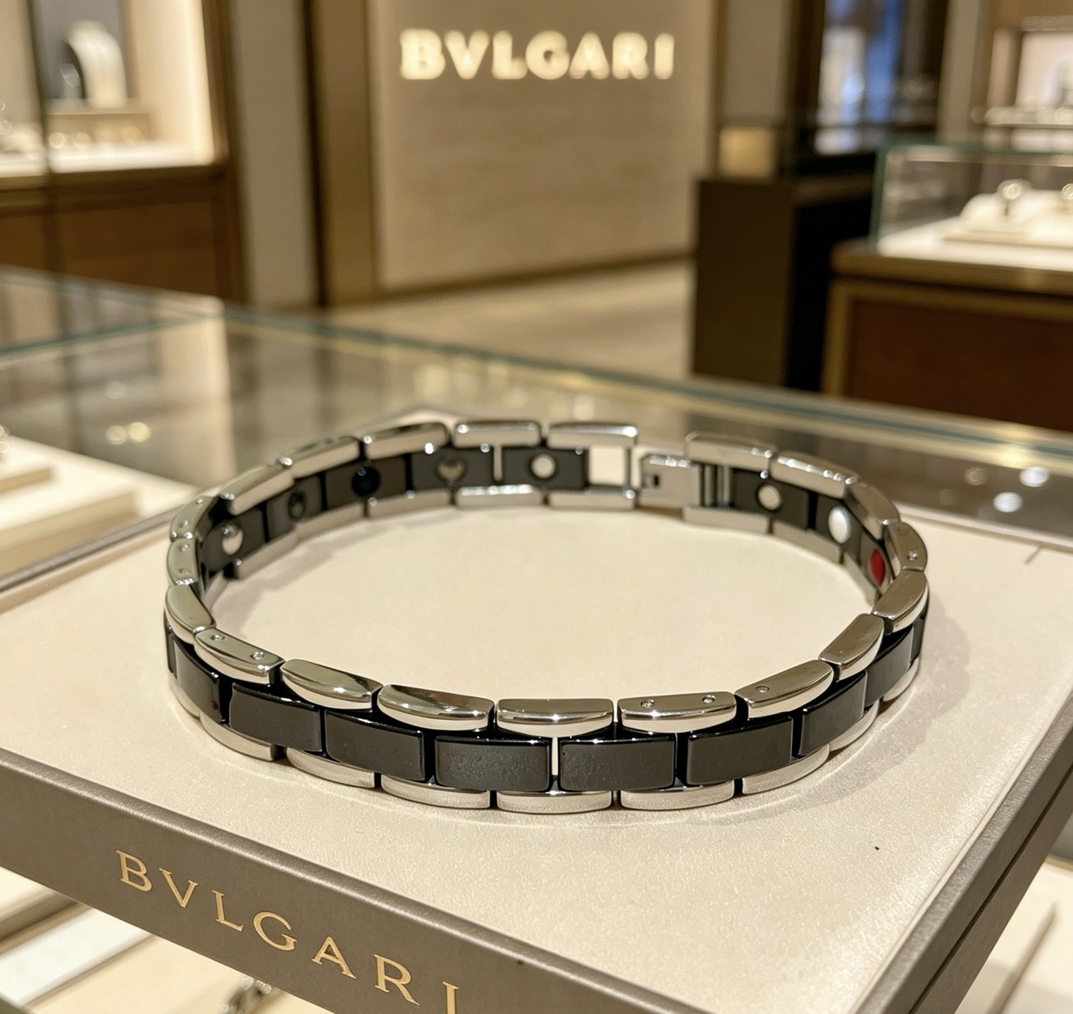 NO:767404,Batch. Bvlgari bracelet V gold plus ceramic material BVLGARI DIVAS' DREAM series black material all ceramics perfect appearance, unparalleled details, the unique color is completely impeccable, and decorated with a classic ring shape design, simple yet elegant and eye-catching, the V gold pure handmade combination is more elegant, elegant and moving. Same style for men and women Bulgari bracelet one size, boutique jewelry, bottega  veneta,bvlgari,bvlgari,bracelet19860909批.宝格丽手链V金加陶瓷材质 BVLGARI宝格丽 DIVAS‘ DREAM 系列 黑色材质全陶瓷 品相完美,细节无敌,那种独特的色泽完全无可挑剔,再缀以经典指环外形设计,简约之余却又优雅夺目,V金纯手工的组合更显气色,上手雅致动人.男女同款 宝格丽手链均码,饰品精品,bottega veneta,bvlgari,bvlgari,bracelet,Jewelry
