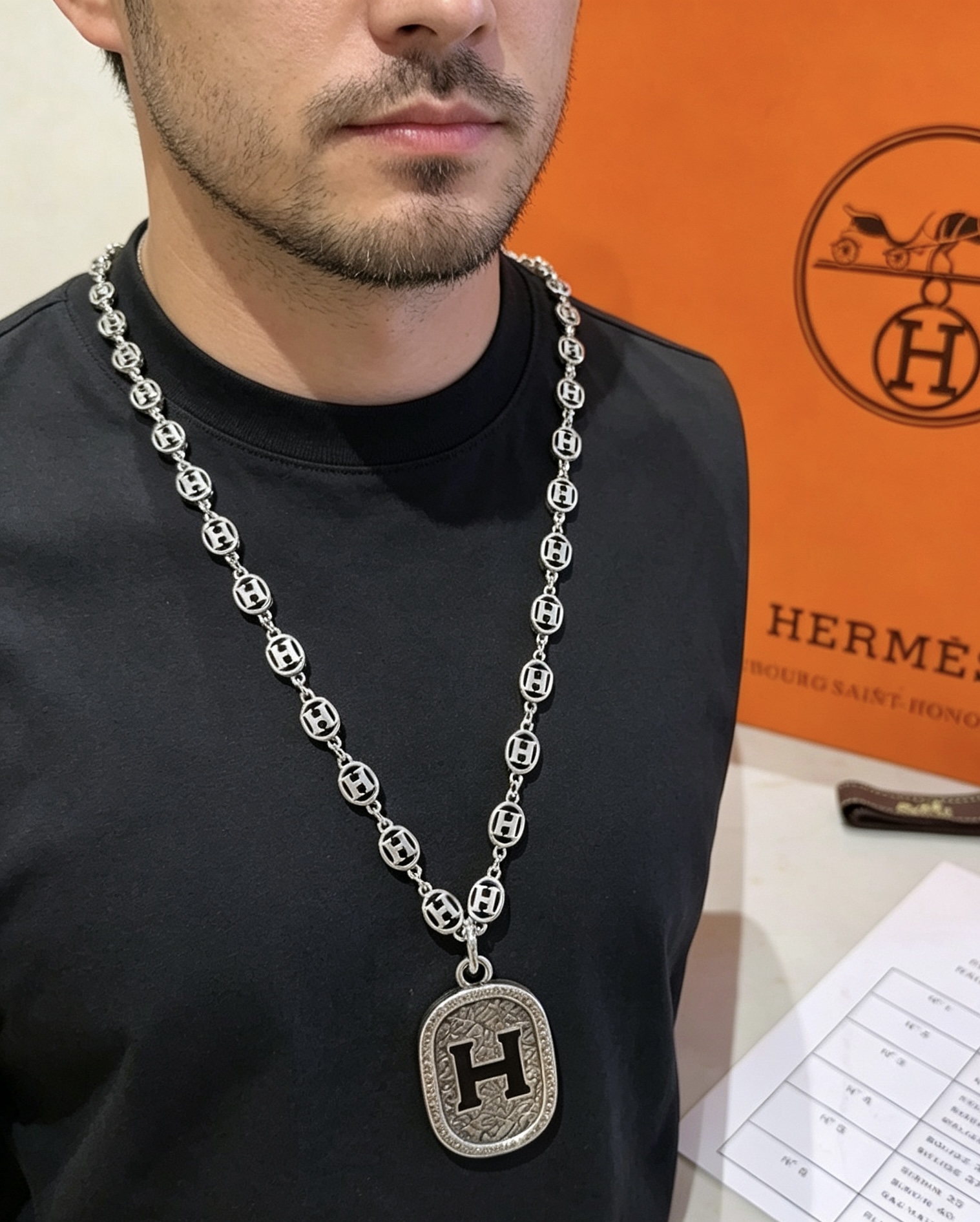 Hermes Jewelry 。 HERMES Hermes H . ！ — photo 3