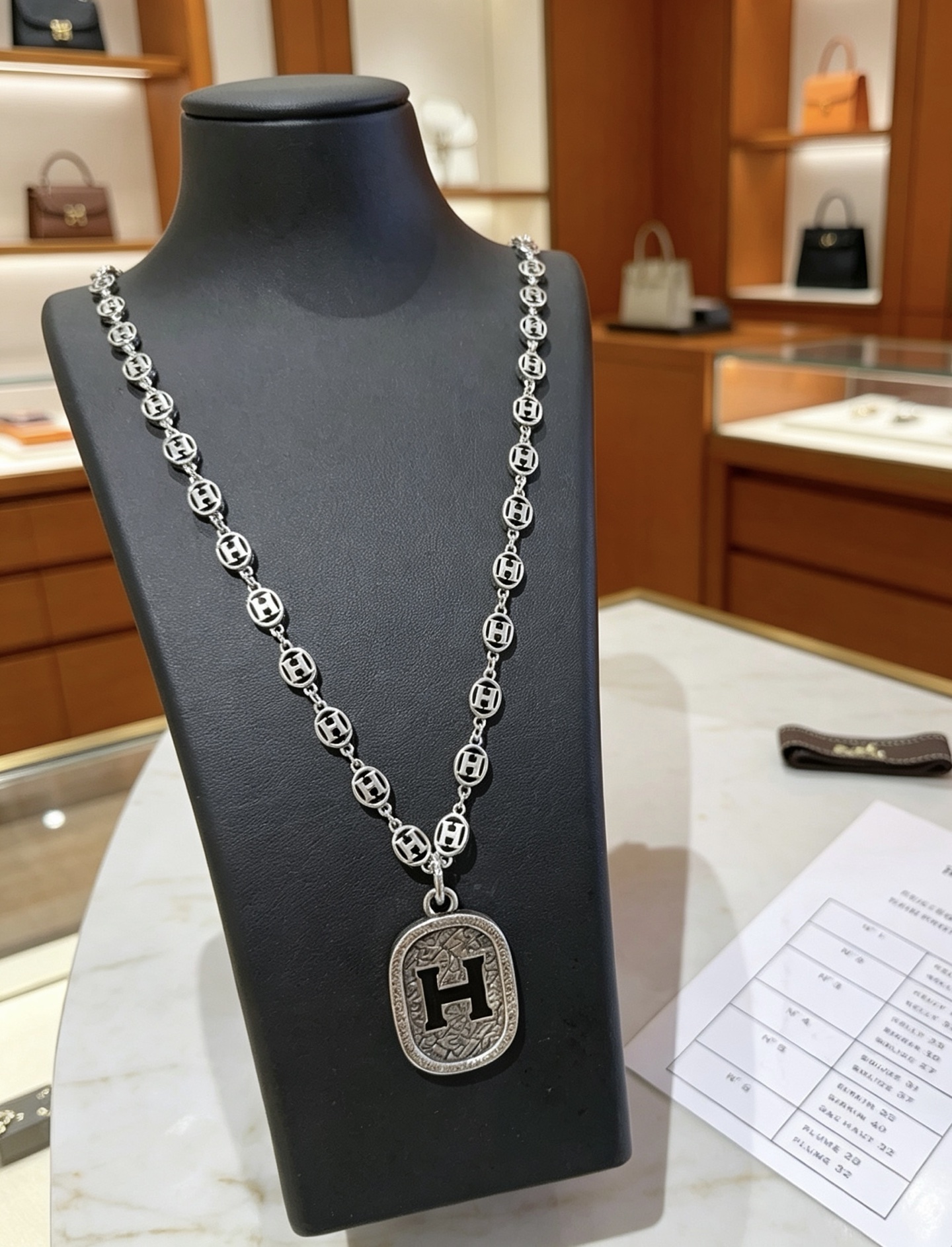 Hermes Jewelry 。 HERMES Hermes H . ！