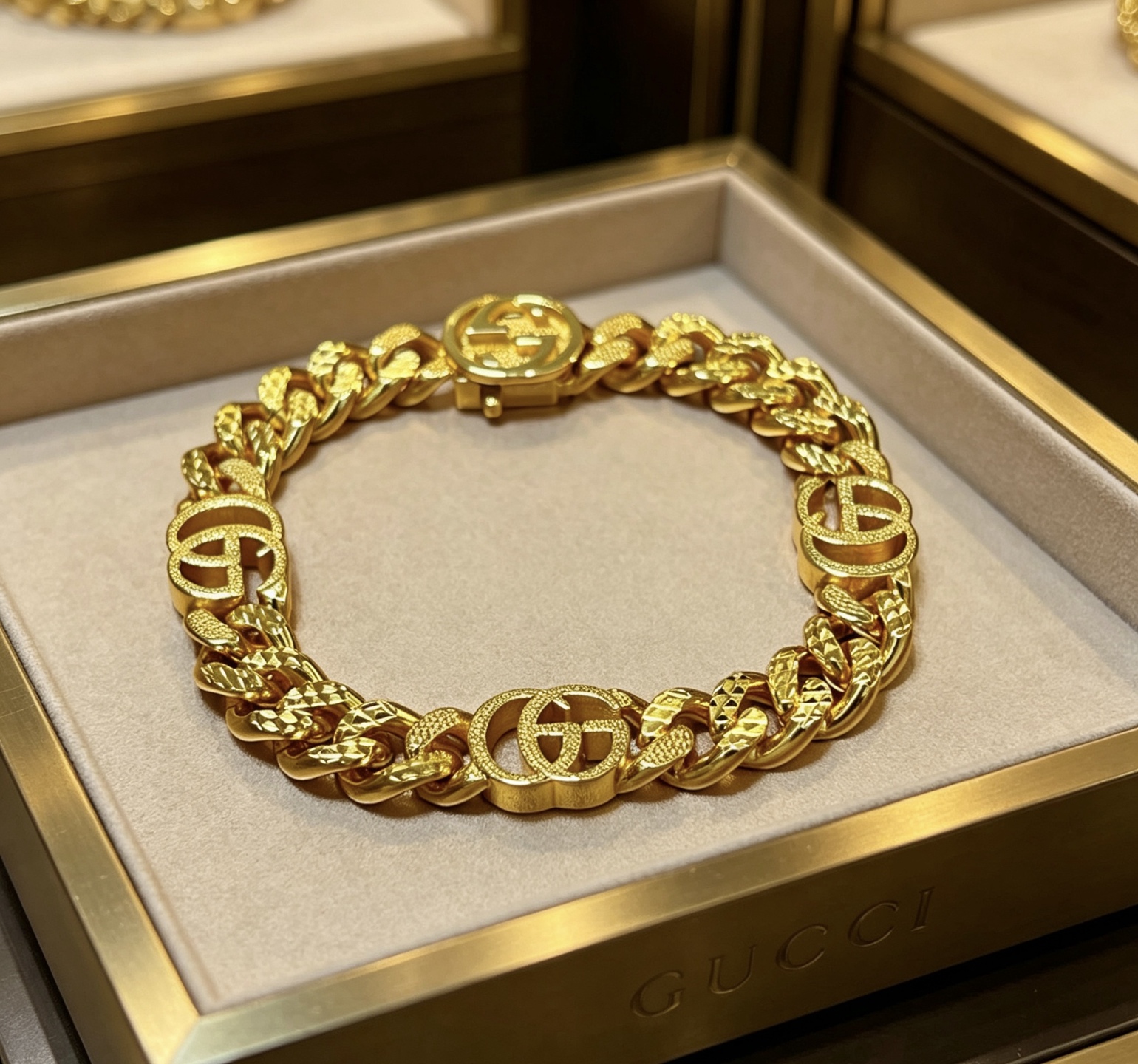 NO:818271,Batch. Gucci new recommended models 2026 latest release Gucci Gucci bracelet latest classic model Exquisite regardless of style and texture, it is the absolute top feel. You can understand the original logo at a glance. Super nice. The most suitable choice for matching clothes, a must-have artifact for men and women. Size 18 20 22 24 cm. Simple and grand, low-key and luxurious, boutique jewelry, gucci, gucci, bracelet19860909批 . 古驰新款推荐款2026最新出炉 Gucci古驰手链最新款经典款 精致无论款式 质感 都是绝对的顶尖feel 只要看一眼就懂了原版logo 超 nice 搭配衣服最适合的选择,男女同款必备神器 码数18 20 22 24厘米 简单又大气,低调显奢华,饰品精品,gucci,gucci,bracelet,Jewelry