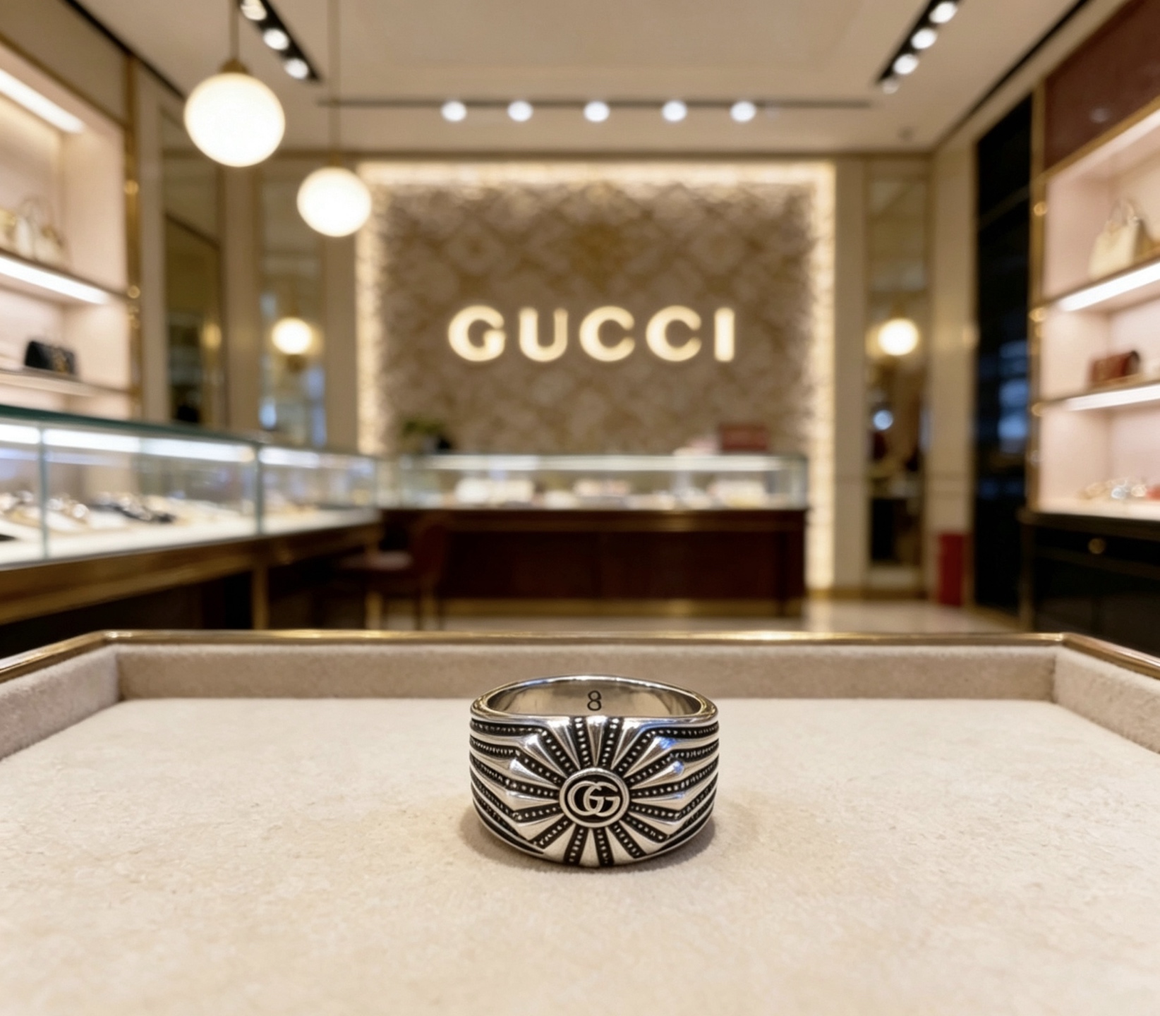 NO:818442,Batch. The latest style of Gucci ring has a higher grade. The same style as the star's Anger Forest series. Double G is purely handmade. Gucci ring. The details are hand-made. The glossy version is always on sale. It is the best-selling model in Gucci. It goes very well with trendy clothes. The size is 6, 7, 8, 9, 10, 11, fine jewelry, gucci, ring.19860909批.古驰戒指最新款款式档次更高明星同款Anger Forest系列双G纯手工制作工艺 古驰戒指 细节对版纯手工处理 亮面版型 这款一直在出 古驰里面热卖款 非常好搭配潮流衣服码数美6 7 8 9 10 11,饰品精品,gucci,ring,Jewelry