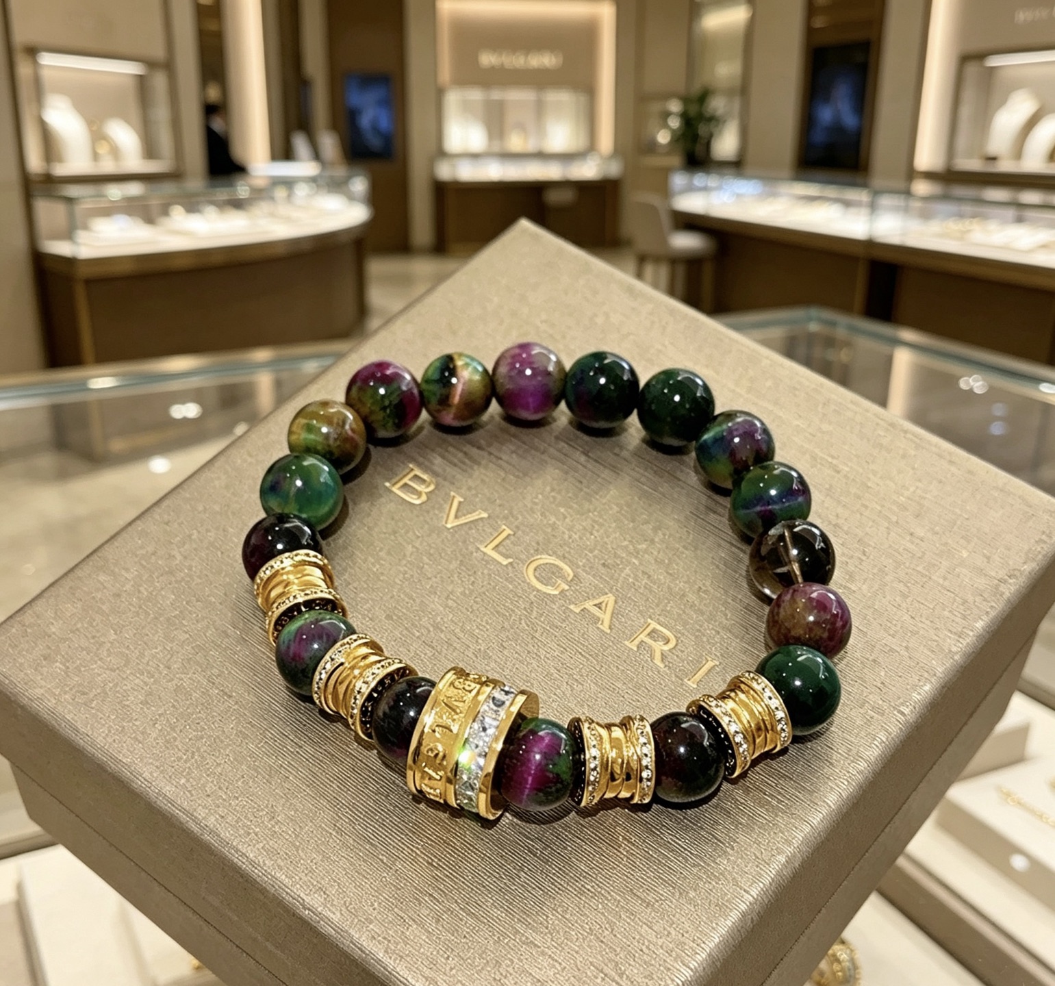 NO:860442,Batch. BVLGARI Bracelet V gold material BVLGARI DIVAS' DREAM series natural tiger eye stone bracelet is in perfect condition, the details are invincible, the unique color is completely impeccable, and it is decorated with a classic ring shape design, which is simple yet elegant and eye-catching. The V gold pure handmade combination is more elegant and elegant. Same style for men and women. Bvlgari bracelet size: 18 20 22  24 cm, fine jewelry, bottega veneta, bvlgari, bvlgari, bracelet19860909批.宝格丽手链V金材质 BVLGARI宝格丽 DIVAS‘ DREAM 系列 天然虎眼石手链品相完美,细节无敌,那种独特的色泽完全无可挑剔,再缀以经典指环外形设计,简约之余却又优雅夺目,V金纯手工的组合更显气色,上手雅致动人.男女同款 宝格丽手链尺寸:18 20 22 24厘米,饰品精品,bottega veneta,bvlgari,bvlgari,bracelet,Jewelry